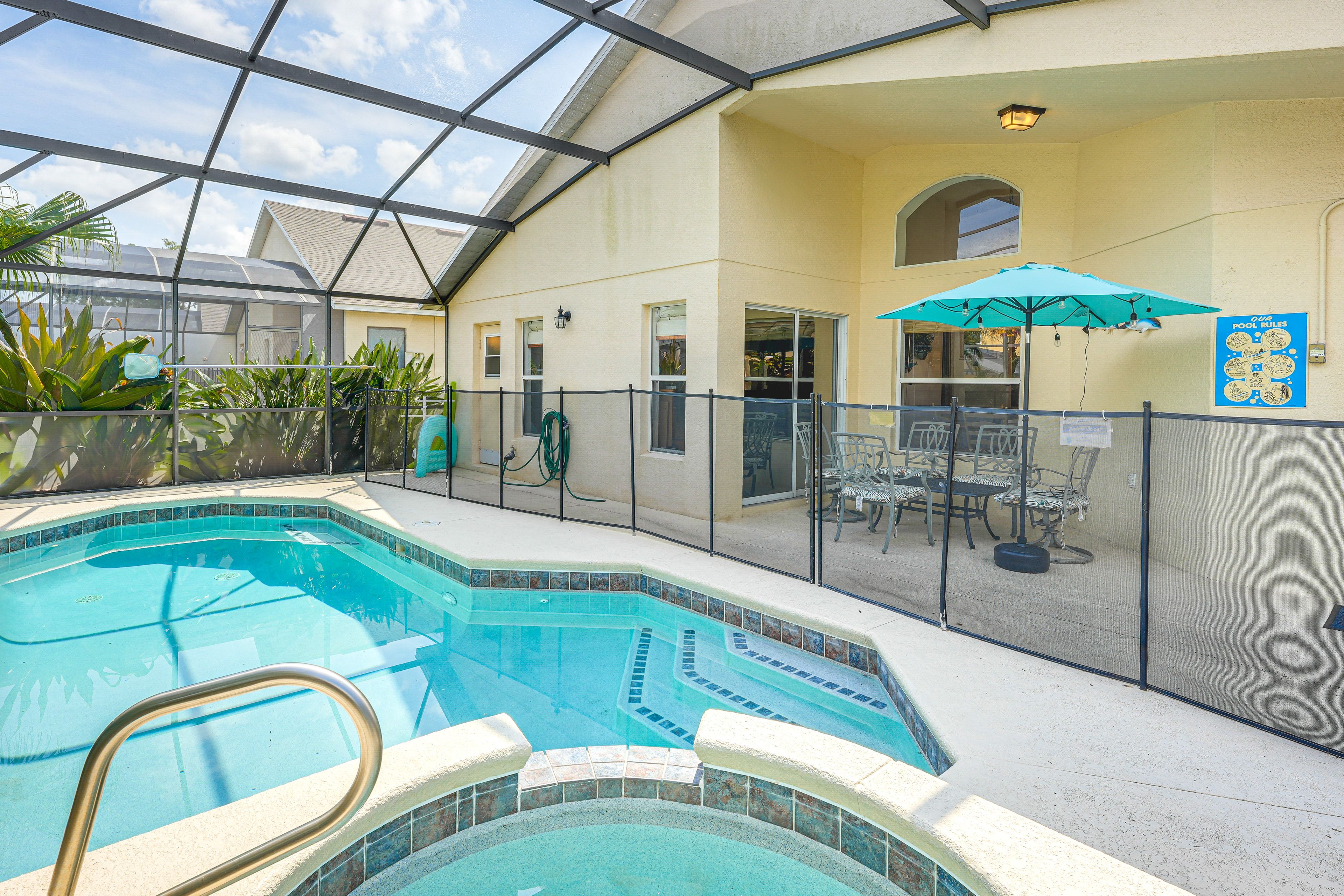 Kissimmee Vacation Rental | 4BR | 3BA | 2,205 Sq Ft | Small Step to Enter