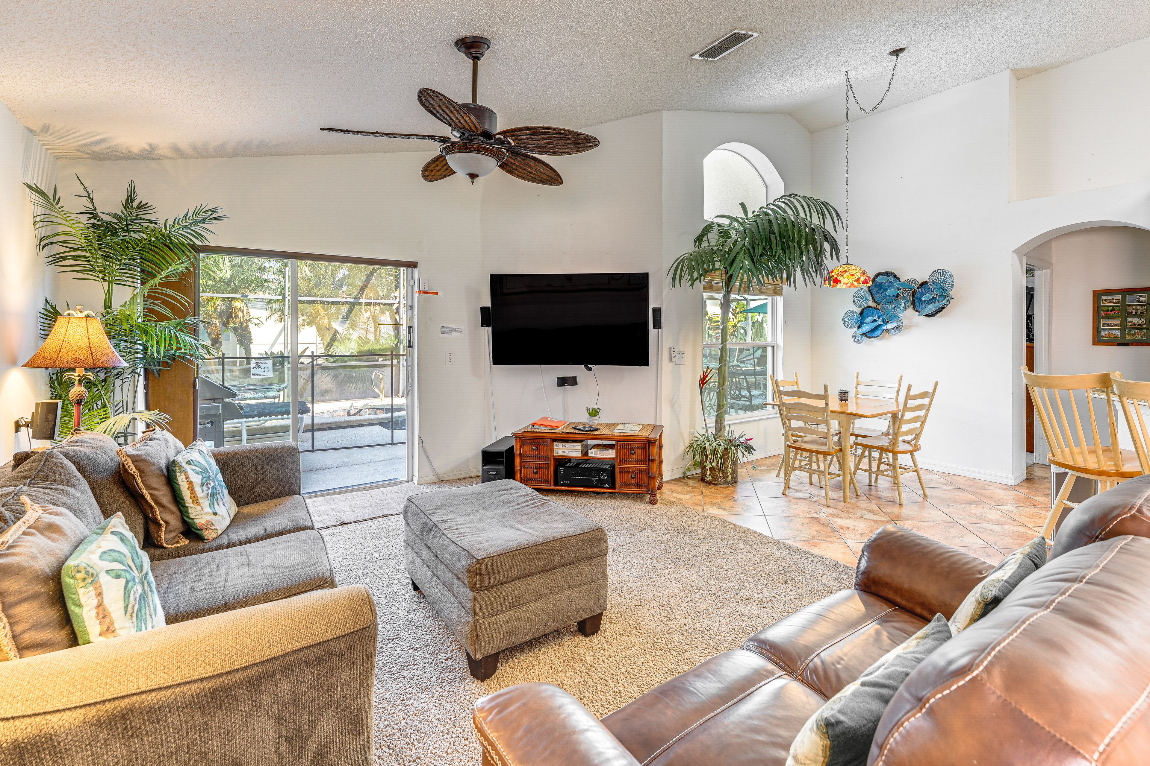 Living Room | Queen Sleeper Sofa | Central A/C & Heating | Free WiFi