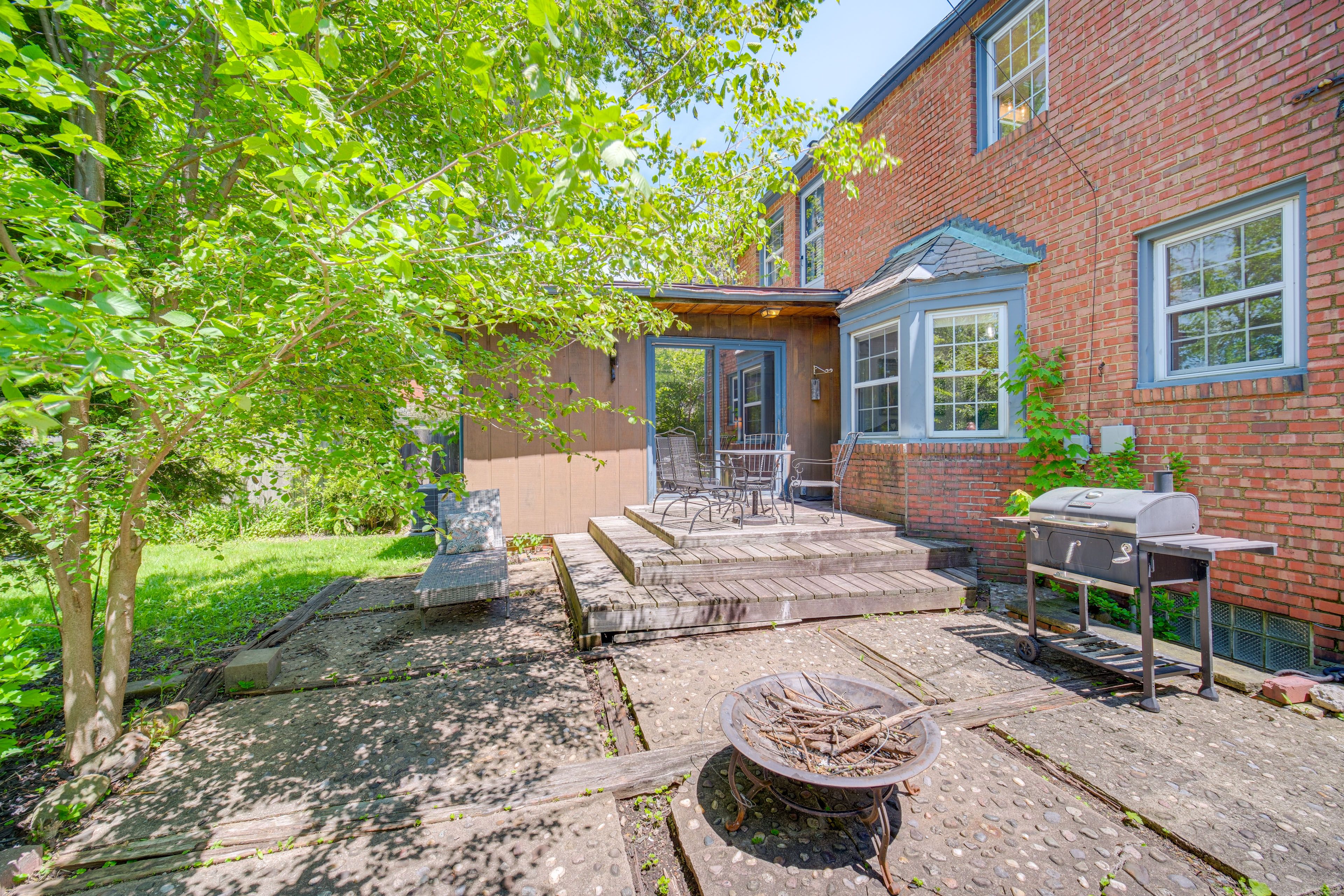 Patio | Multi-Level Home | 2,000 Sq Ft