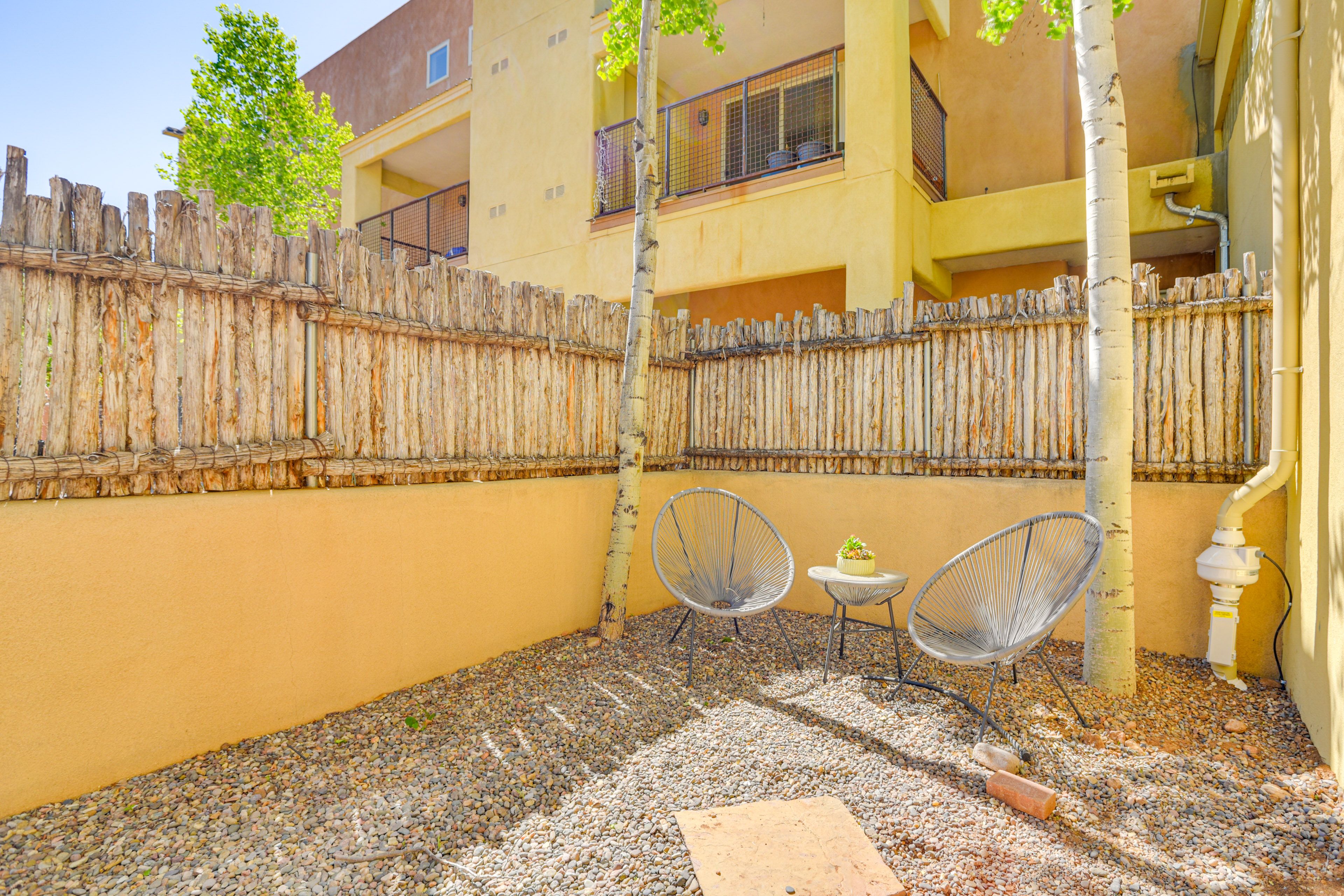 Furnished Gravel Patio