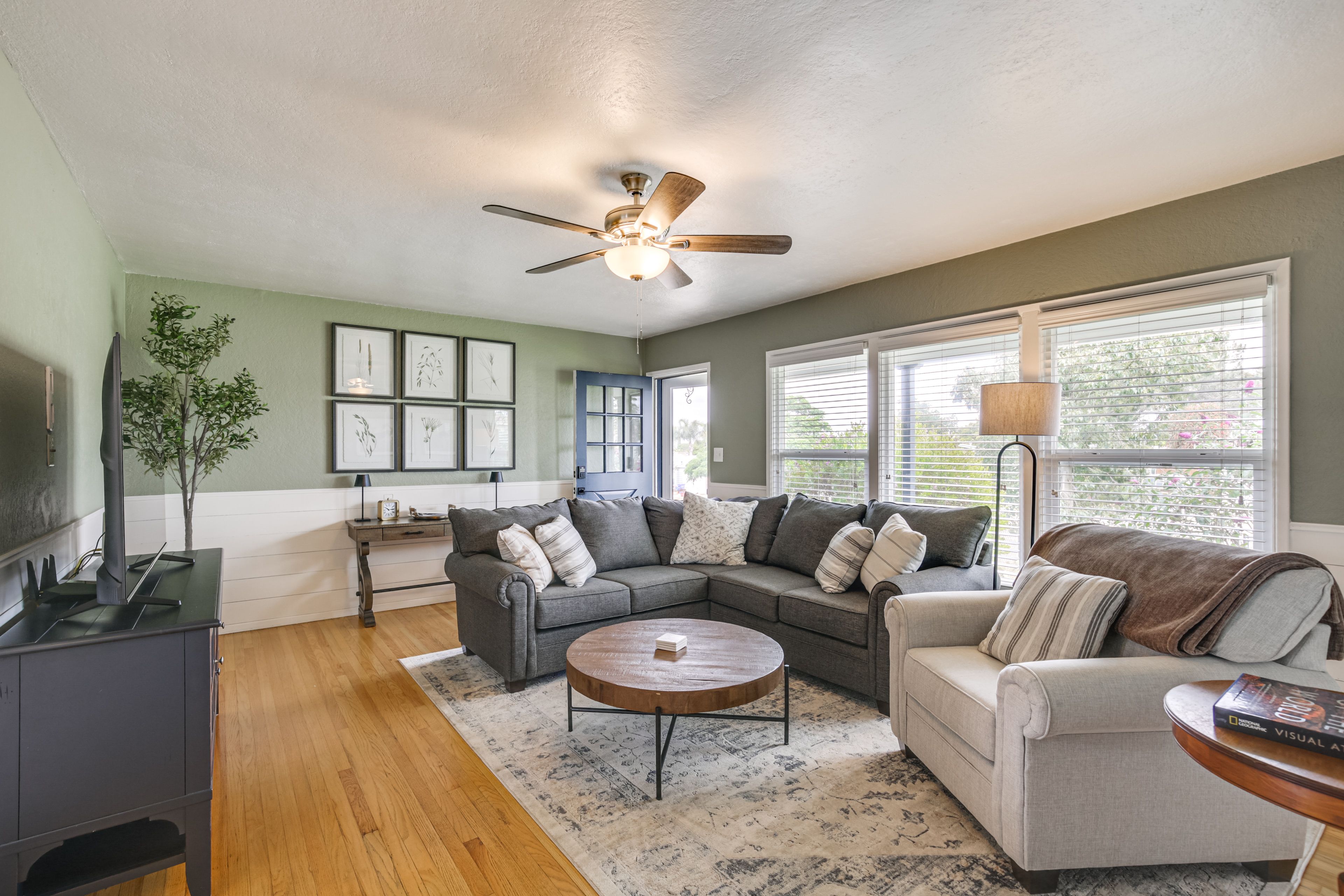 Living Room | Mini-Split A/C & Heat Units | Free WiFi