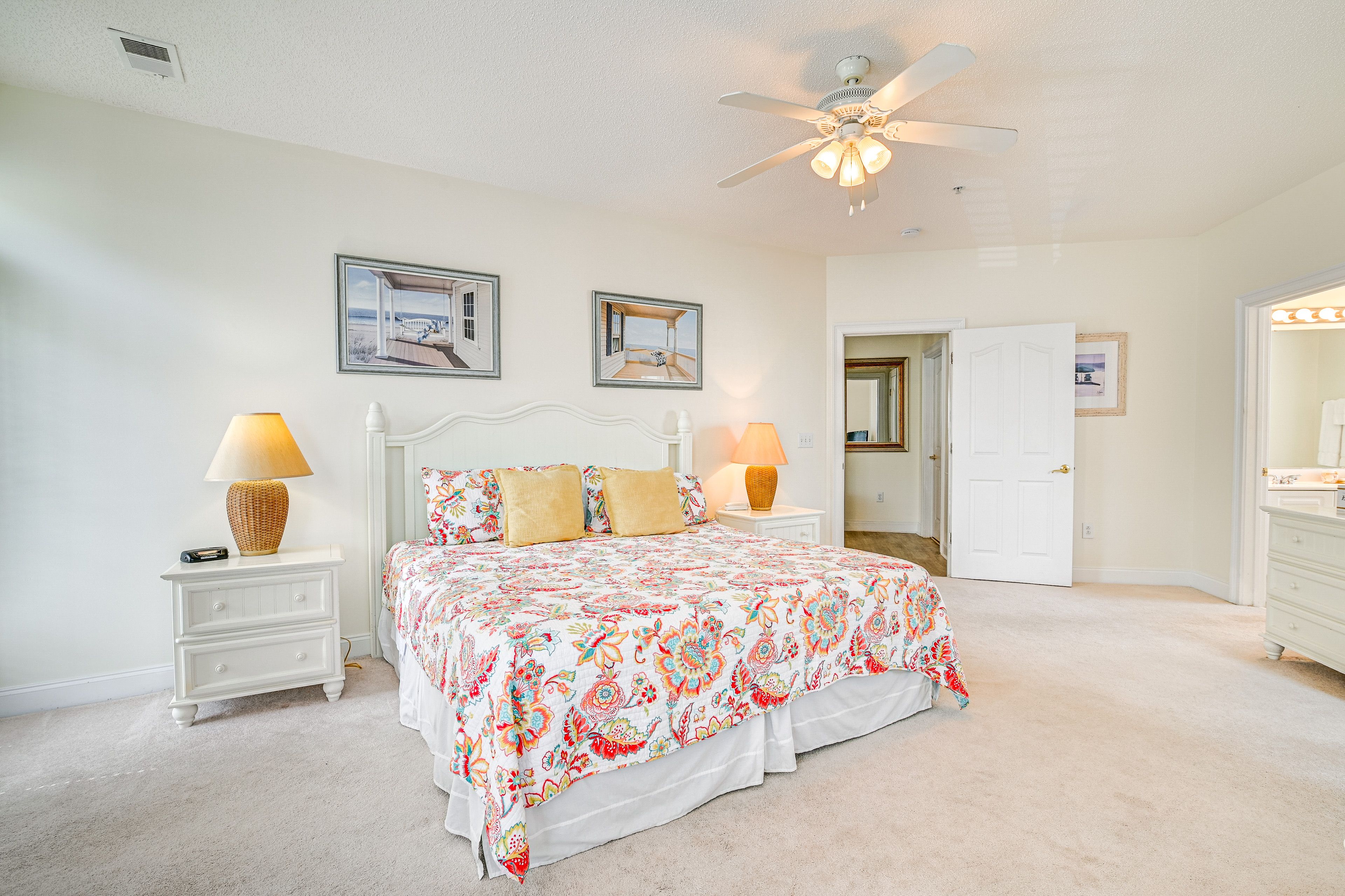 Bedroom 1 | California King Bed | Linens Provided | Smart TV