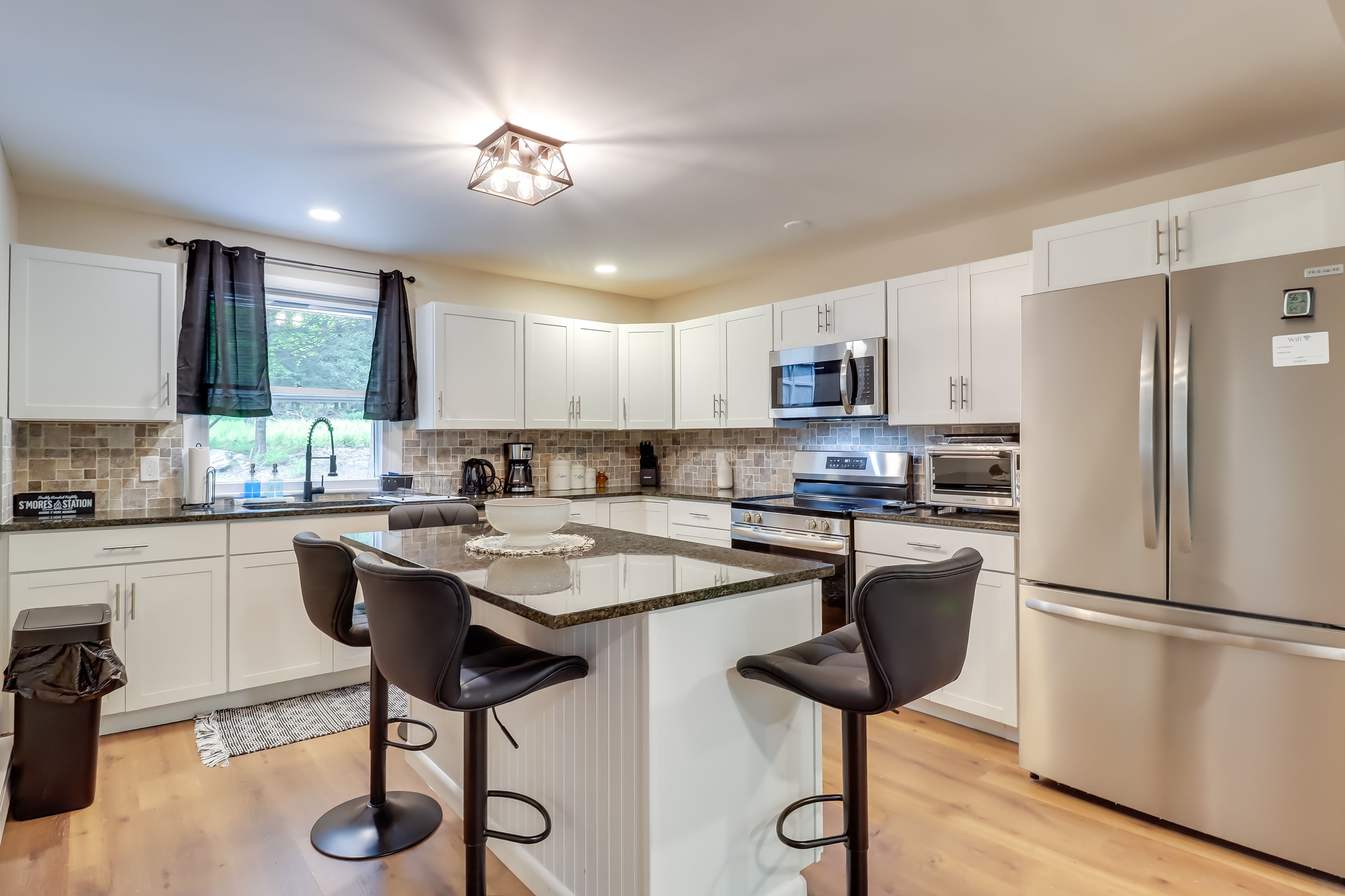 Kitchen | Multi-Level Home | Window A/C Units | Electric Heating
