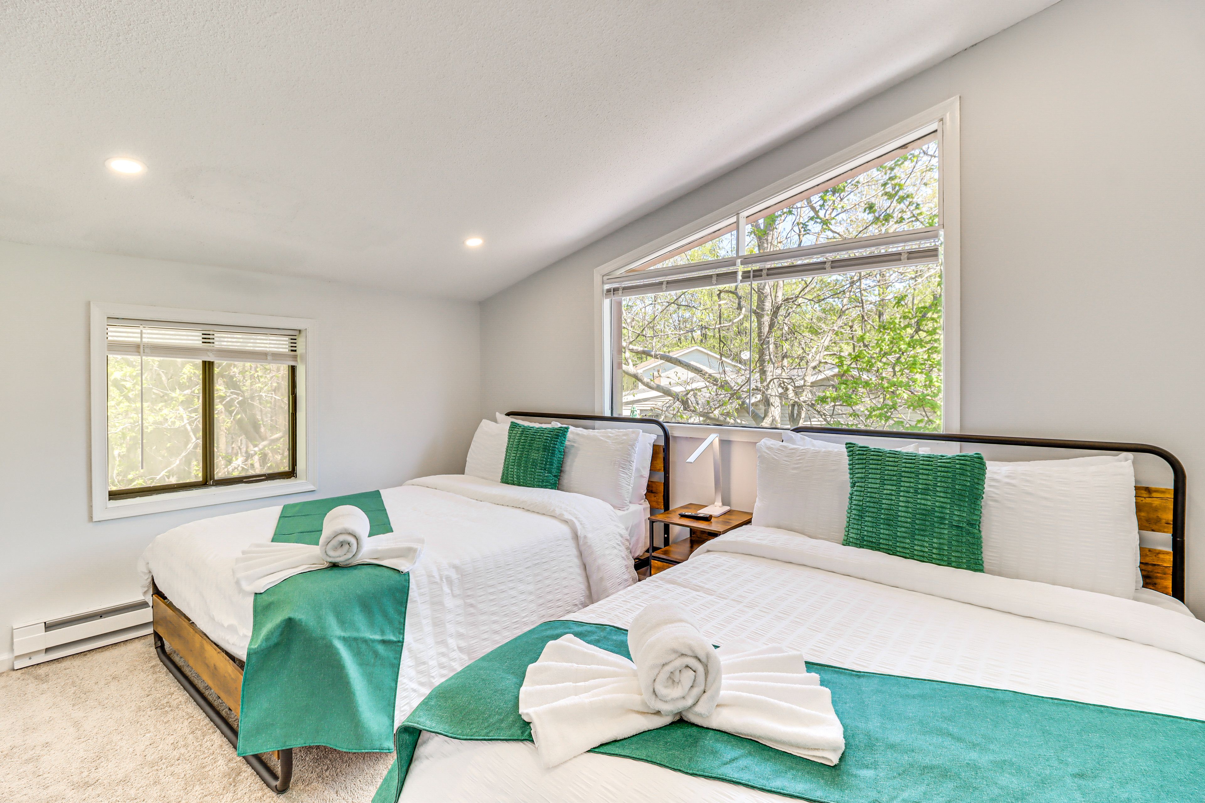 Bedroom 2 | 2 Full Beds | Upper Floor