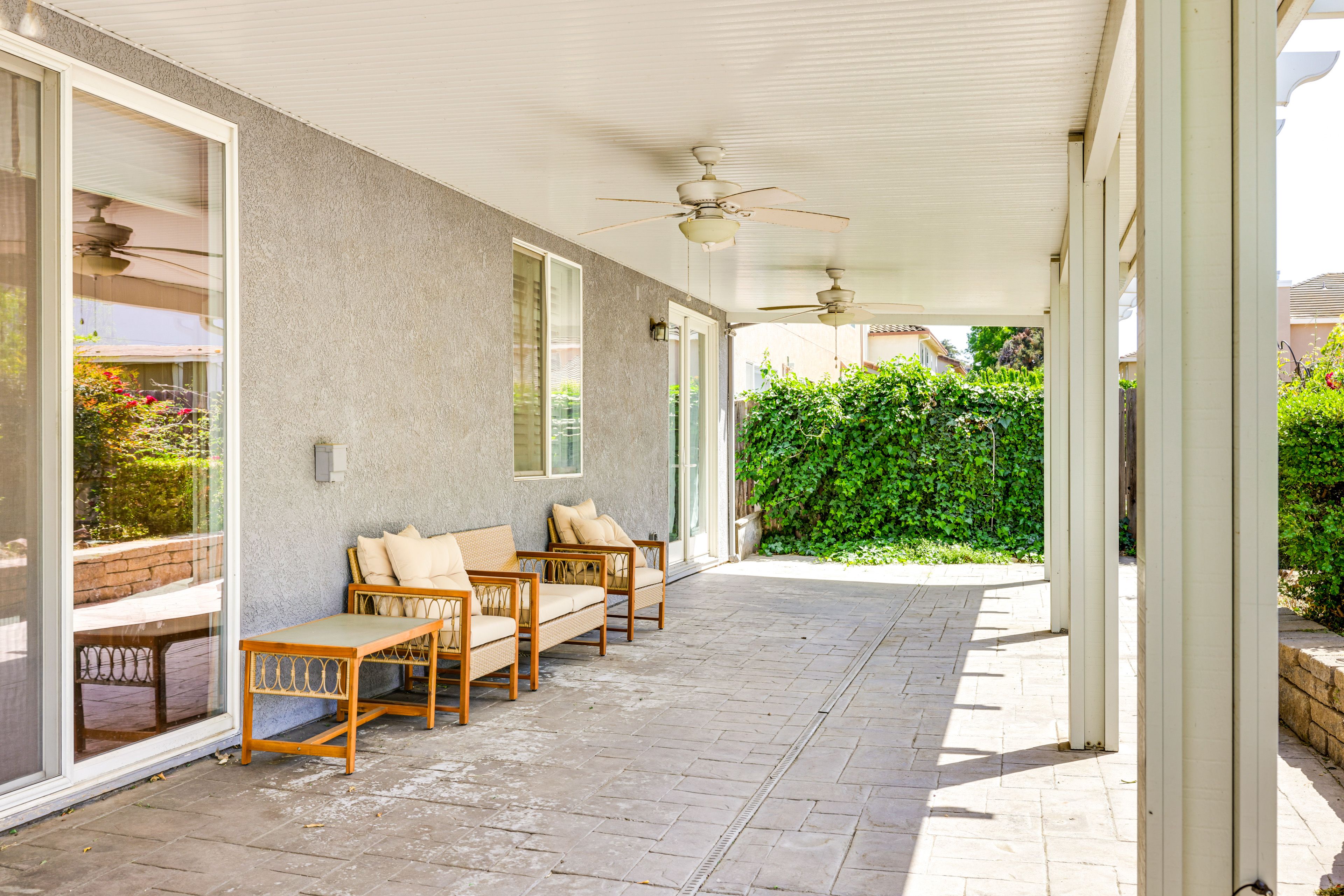 Covered Patio w/ Seating | Fenced-In Yard
