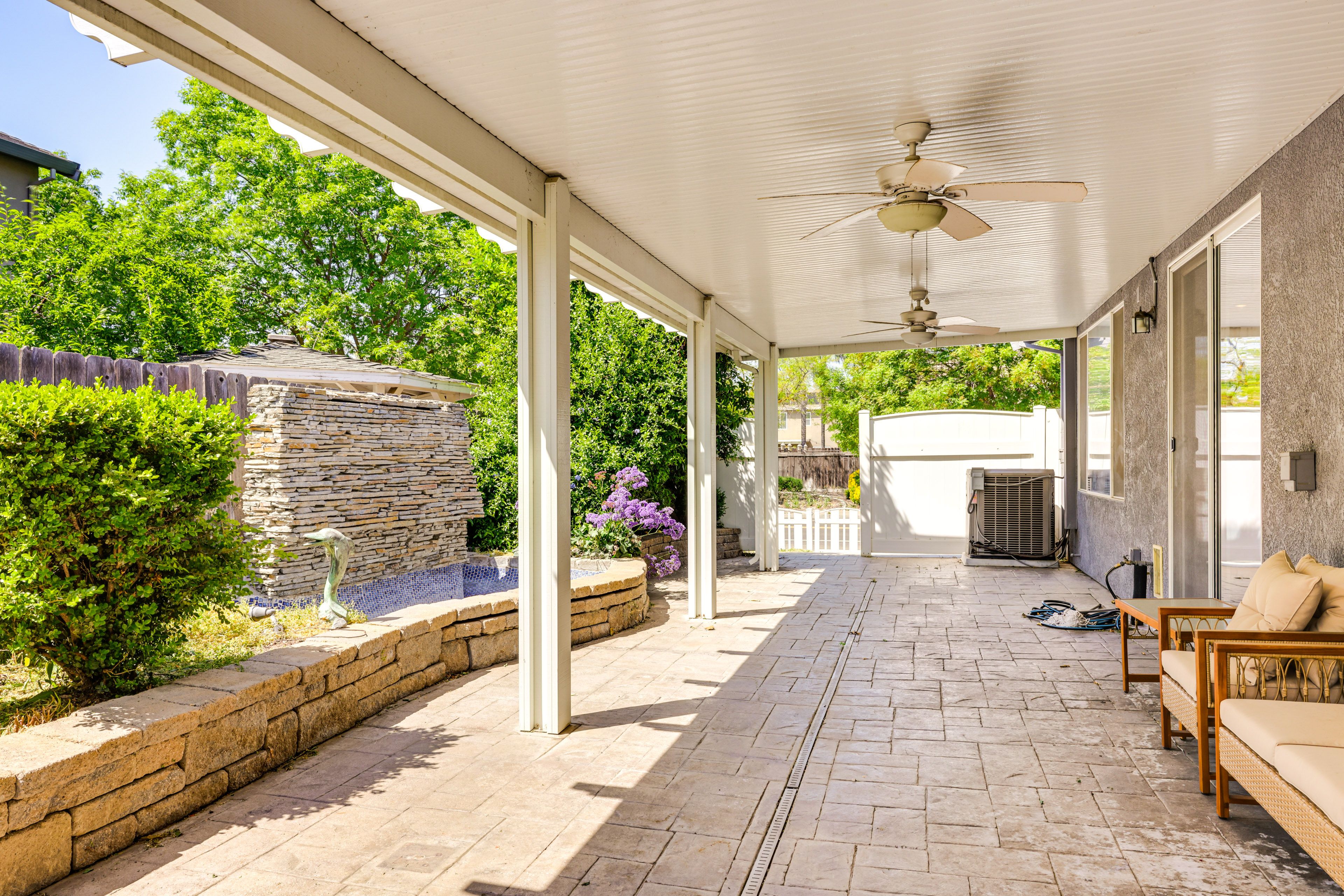 Covered Patio w/ Seating | Fenced-In Yard