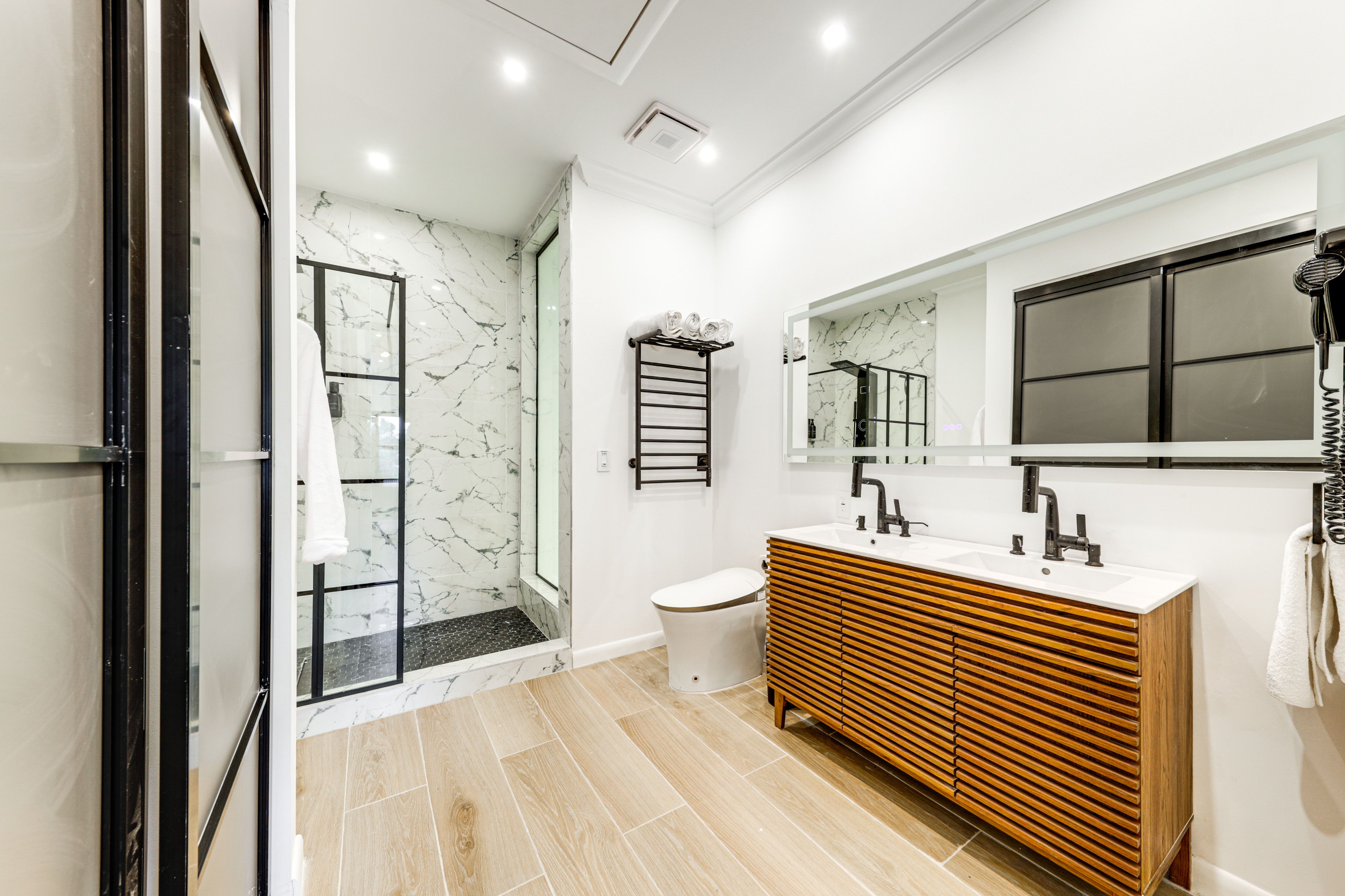 Full Bath | Towels | Hair Dryer | Towel Warmer | Iron & Board