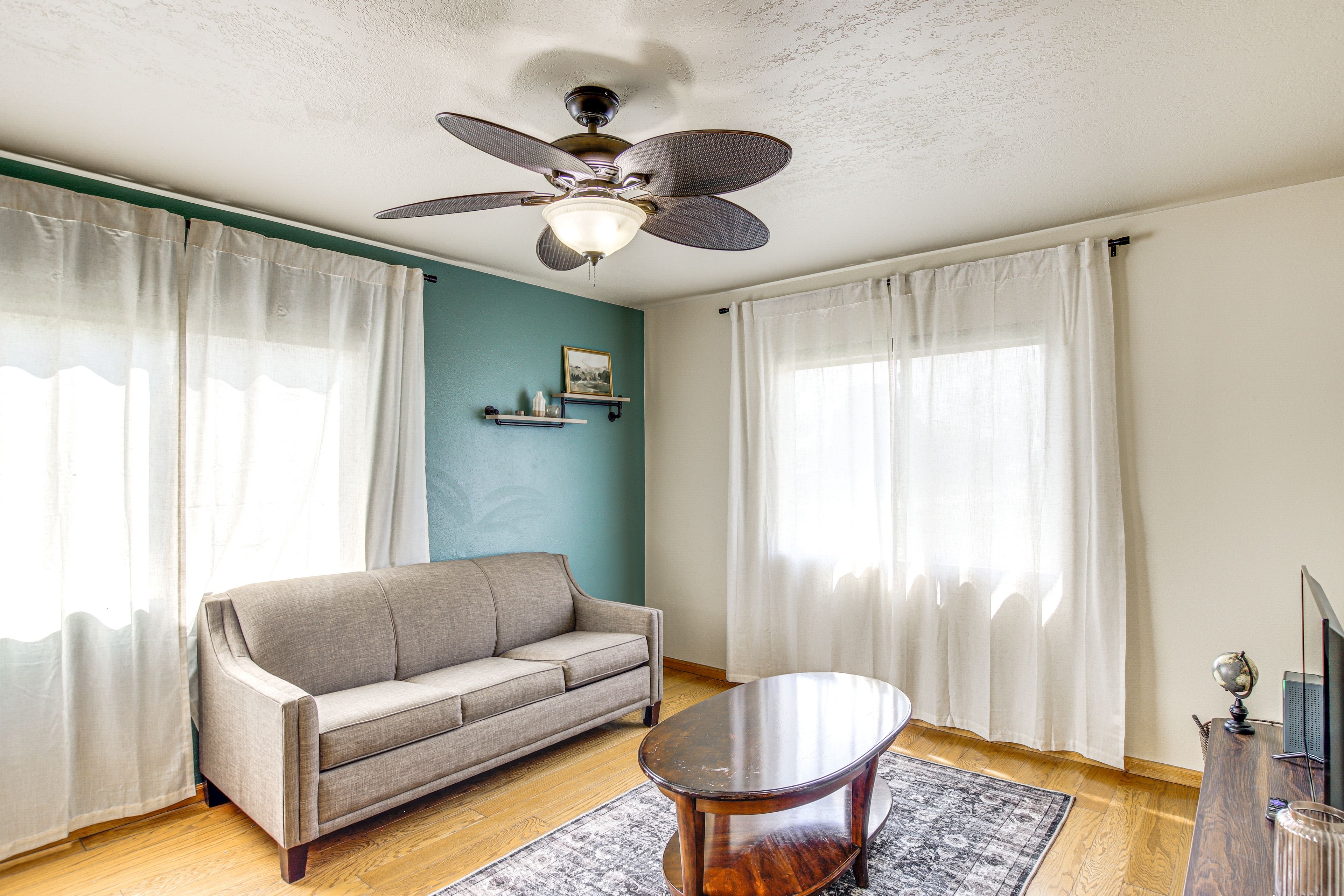 Living Room | Main Level | Smart TV | Queen Sleeper Sofa | Central A/C & Heating