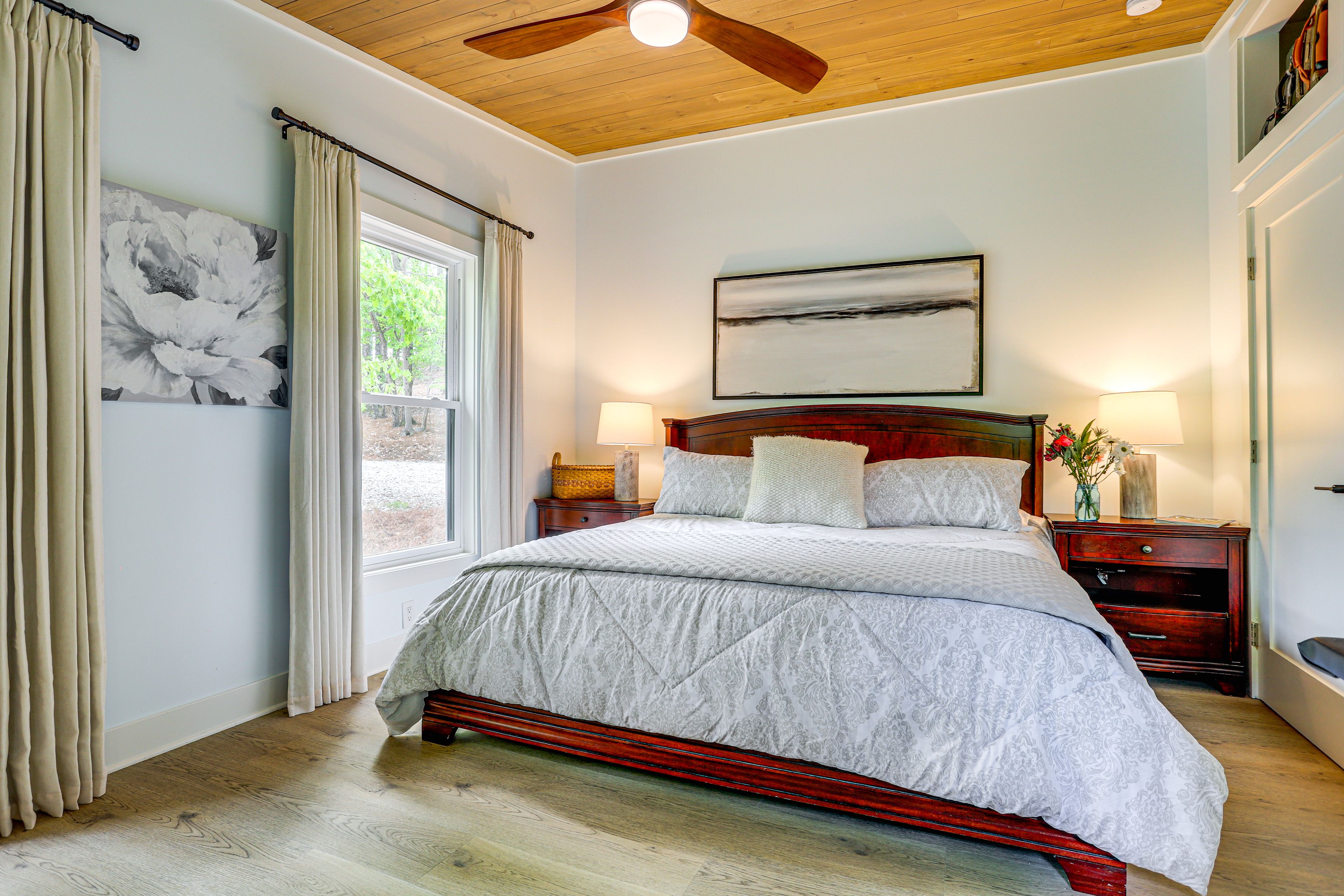 Bedroom 1 | Main Floor | California King Bed | Linens Provided