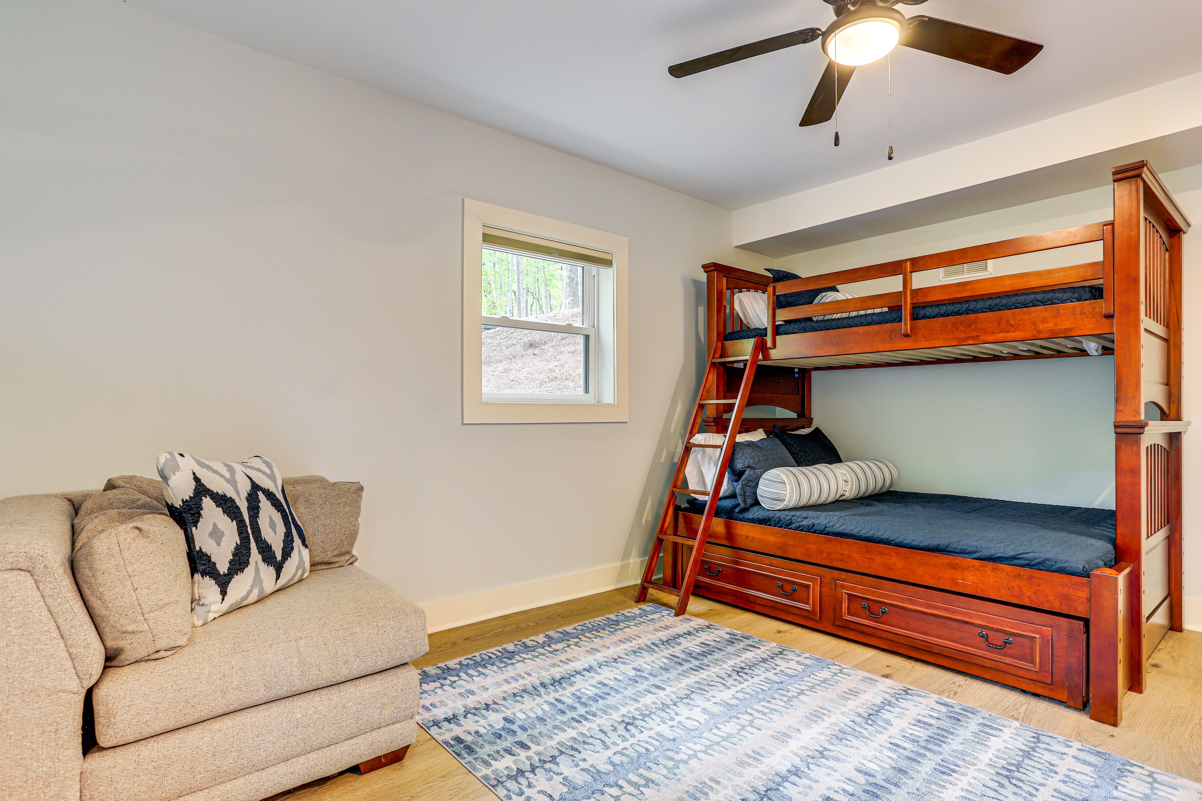 Bedroom 4 | Lower Floor | Twin/Full Bed | Linens Provided