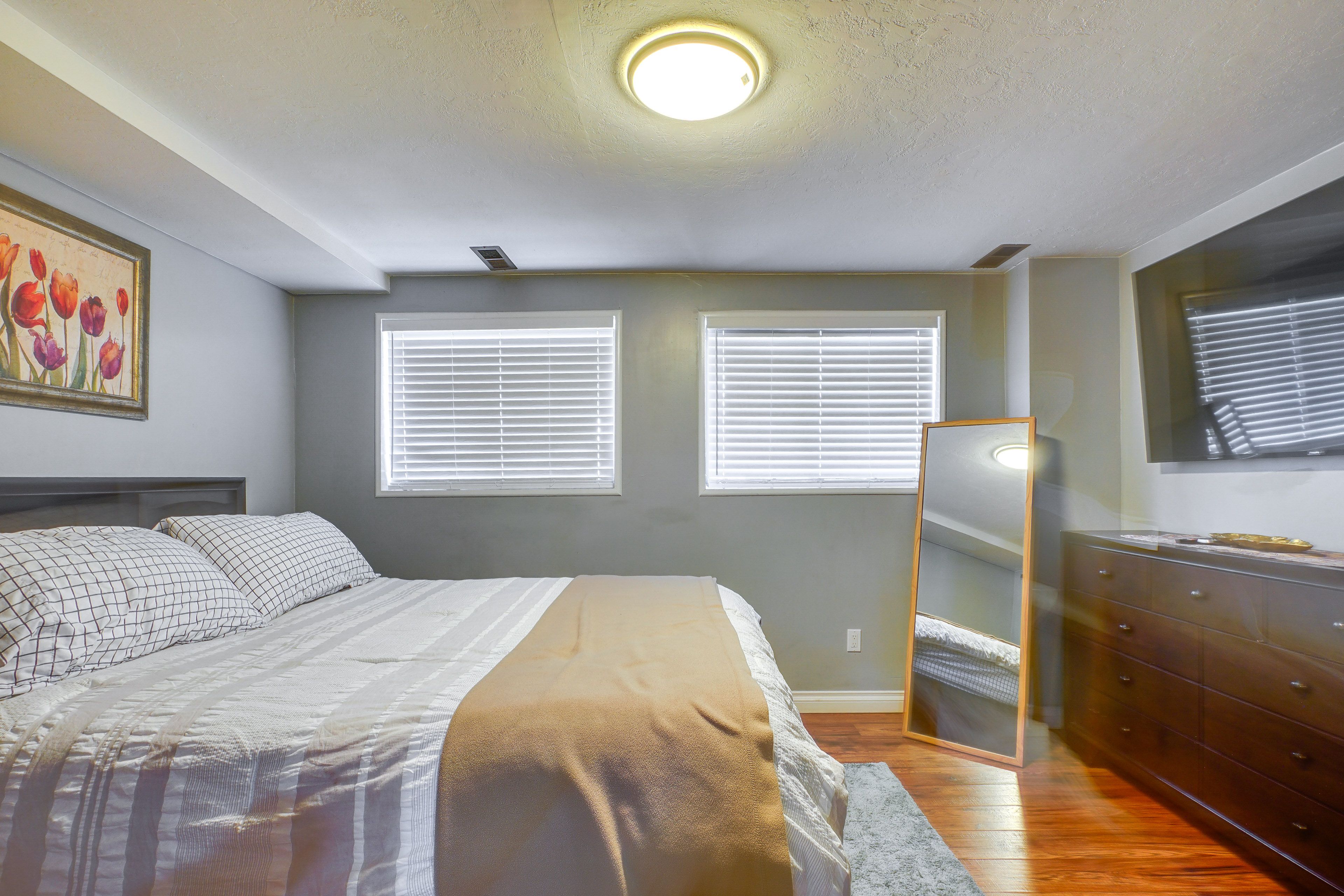 Bedroom 1 | Queen Bed | Linens Provided | Smart TV