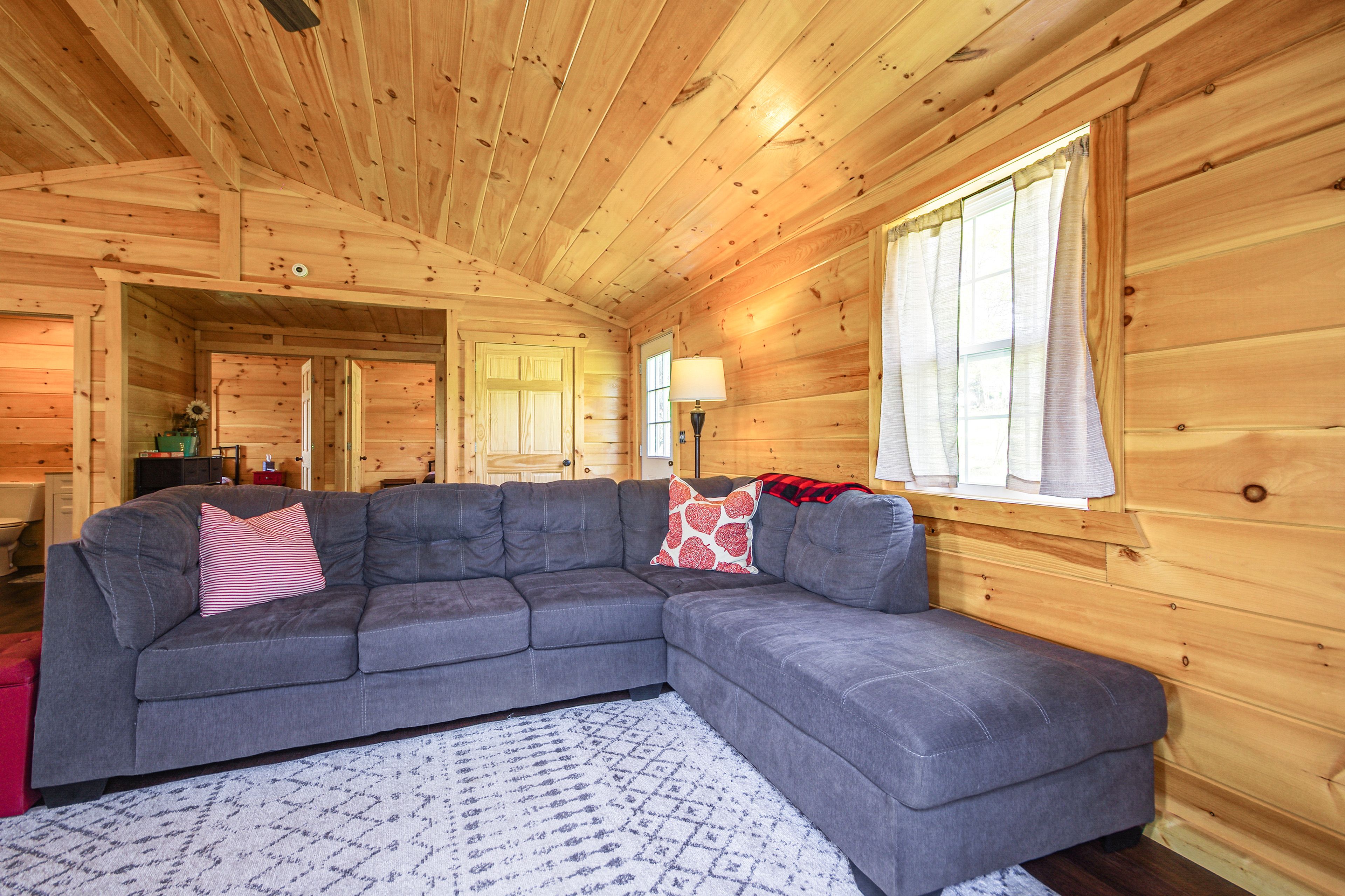 Living Room | Flat-Screen TV | Books