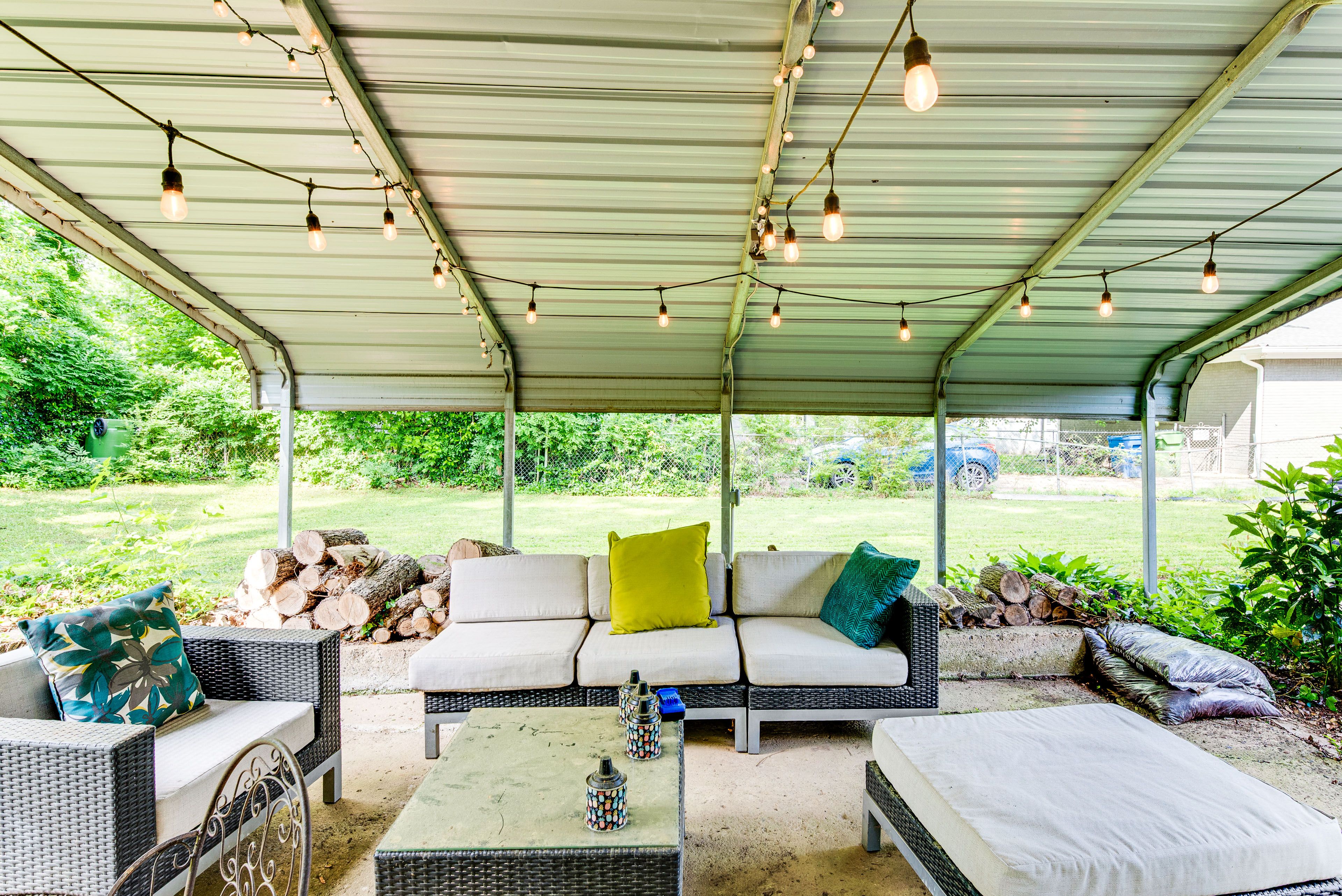 Fenced-In Yard | Wood-Burning Fire Pit | Grill