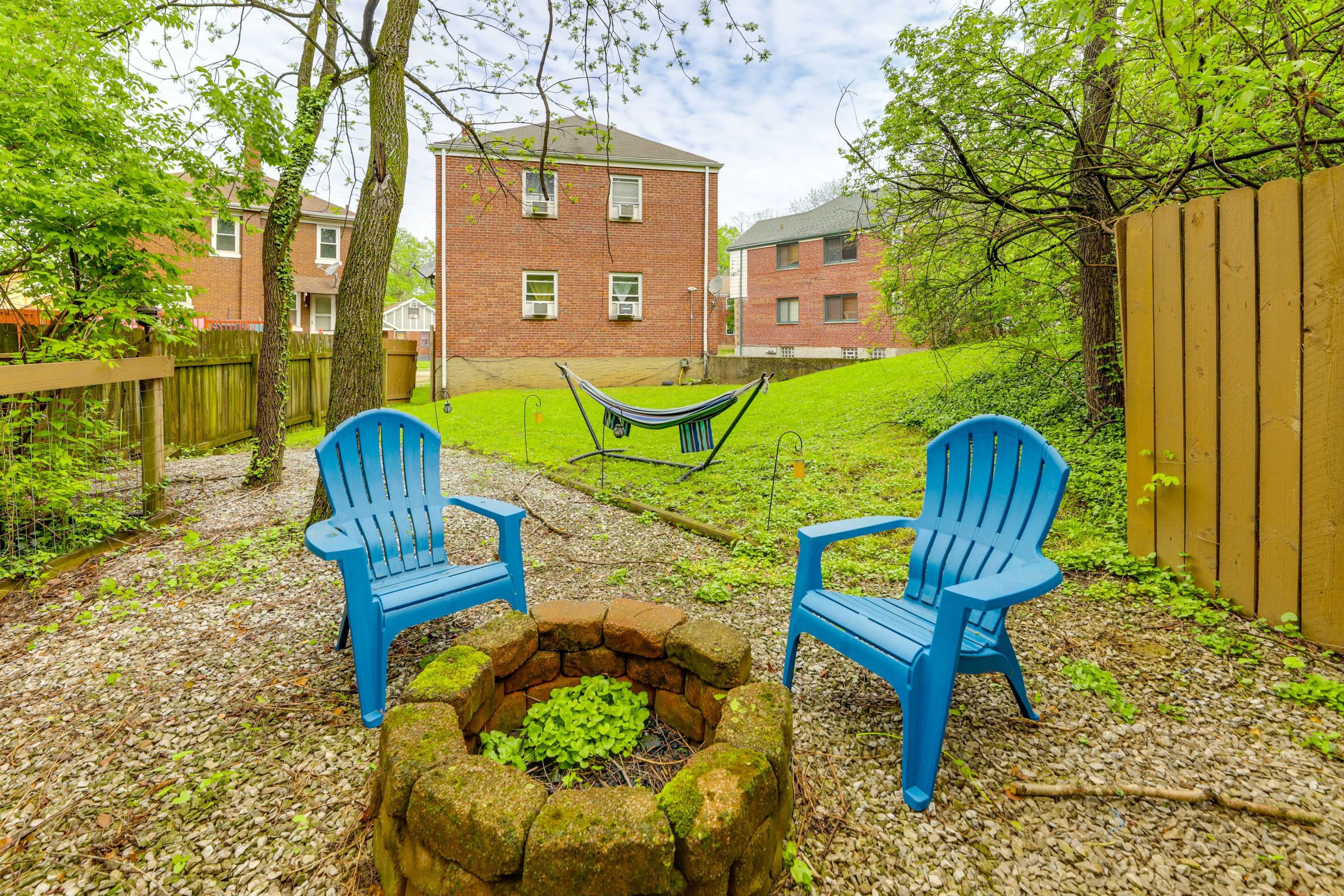 Shared Backyard & Fire Pit