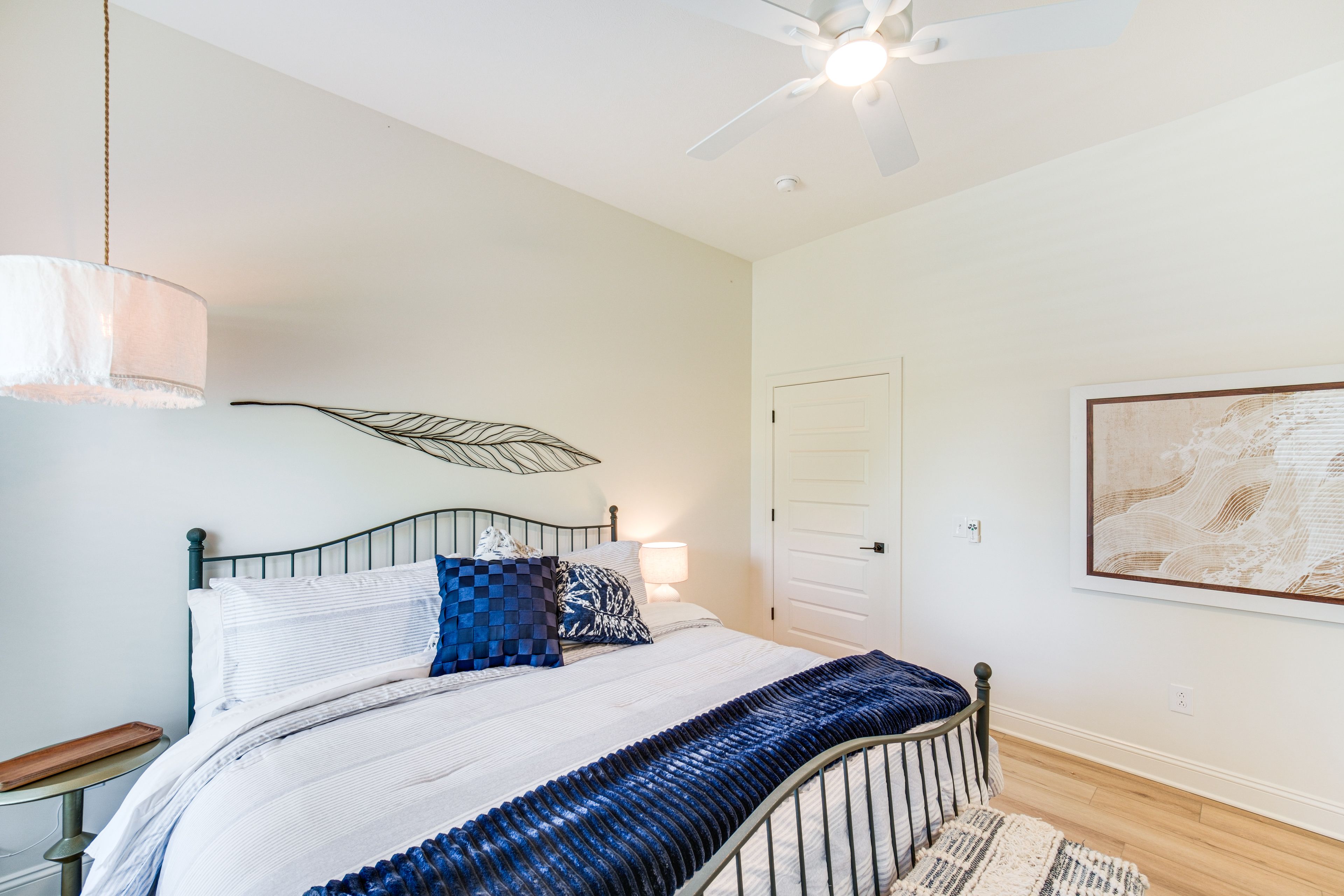Bedroom 1 | King Bed | Smart TV w/ Cable