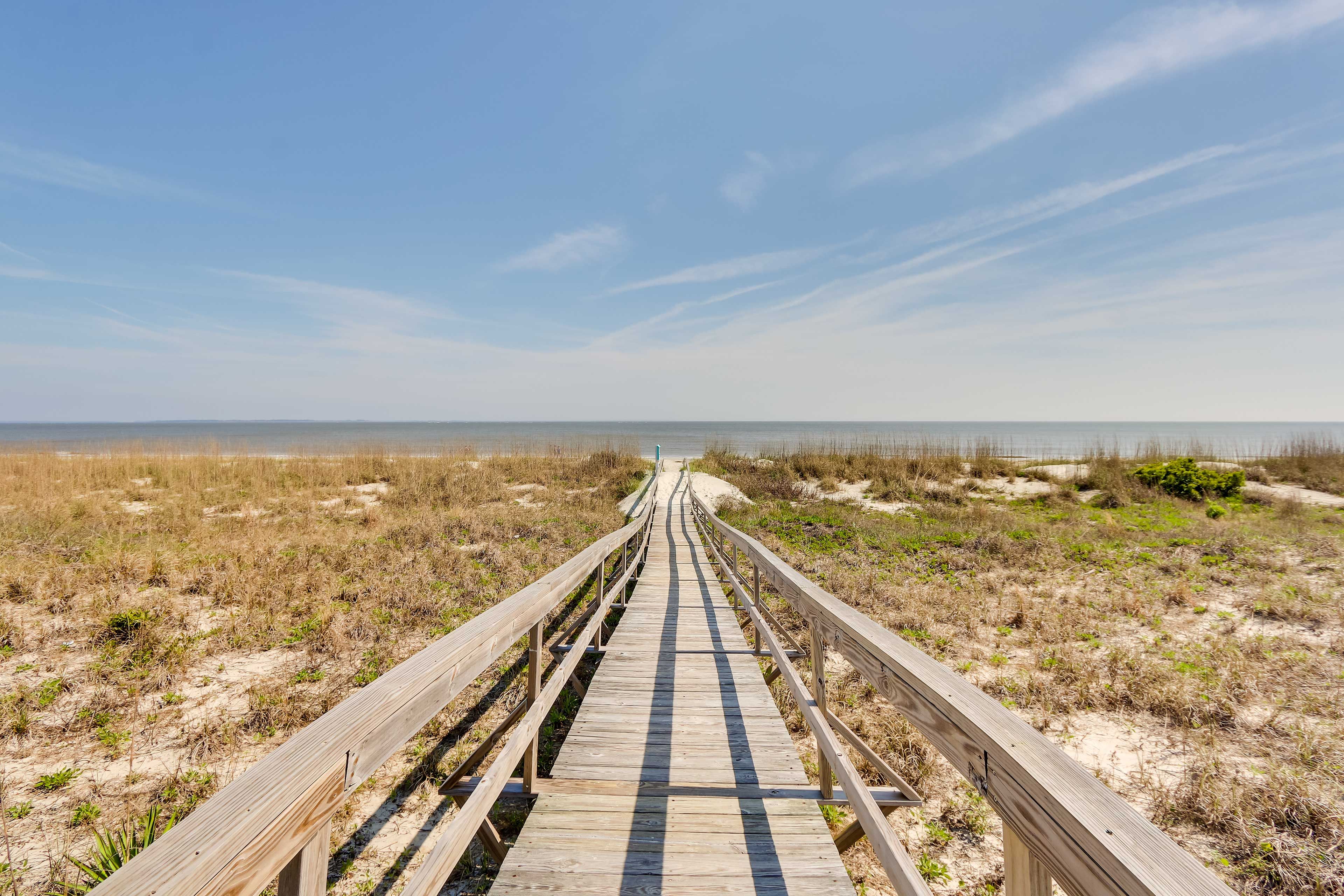 On-Site Beach Access | Single-Story Condo