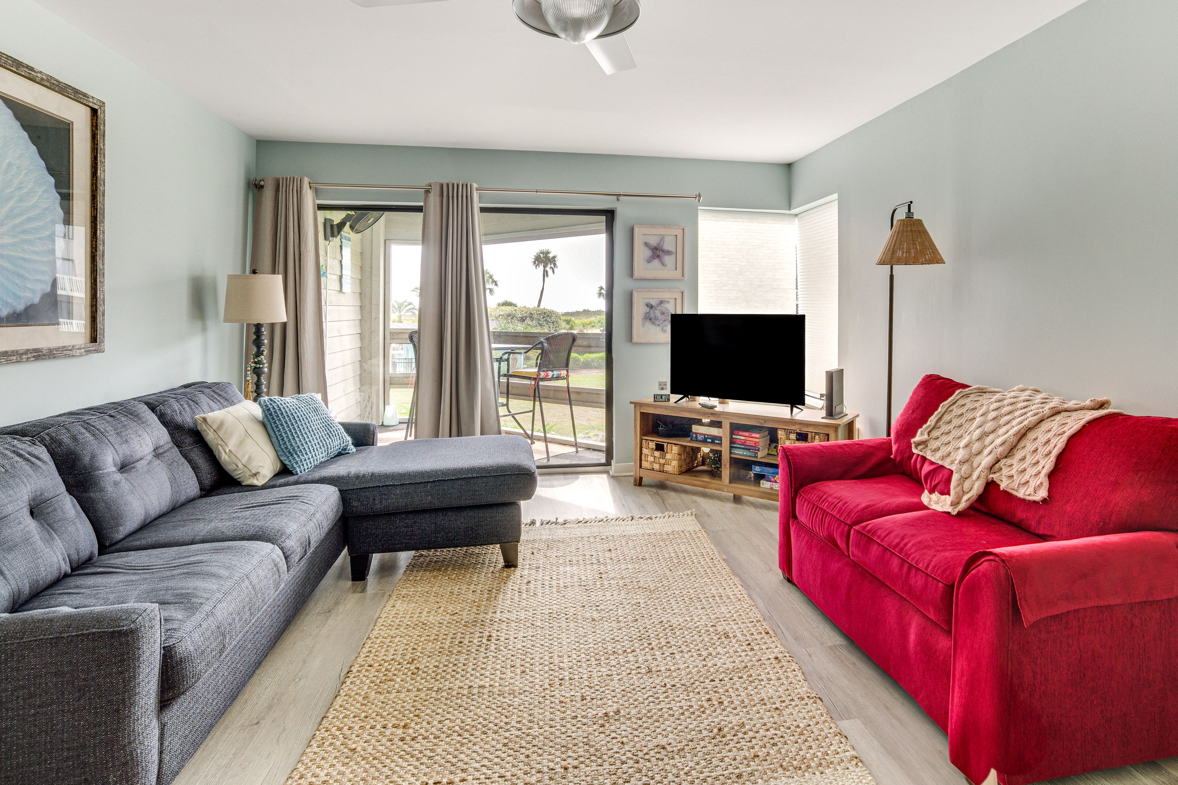 St. Helena Island Vacation Rental | 1BR | 1.5BA | 714 Sq Ft | Stairs Required
