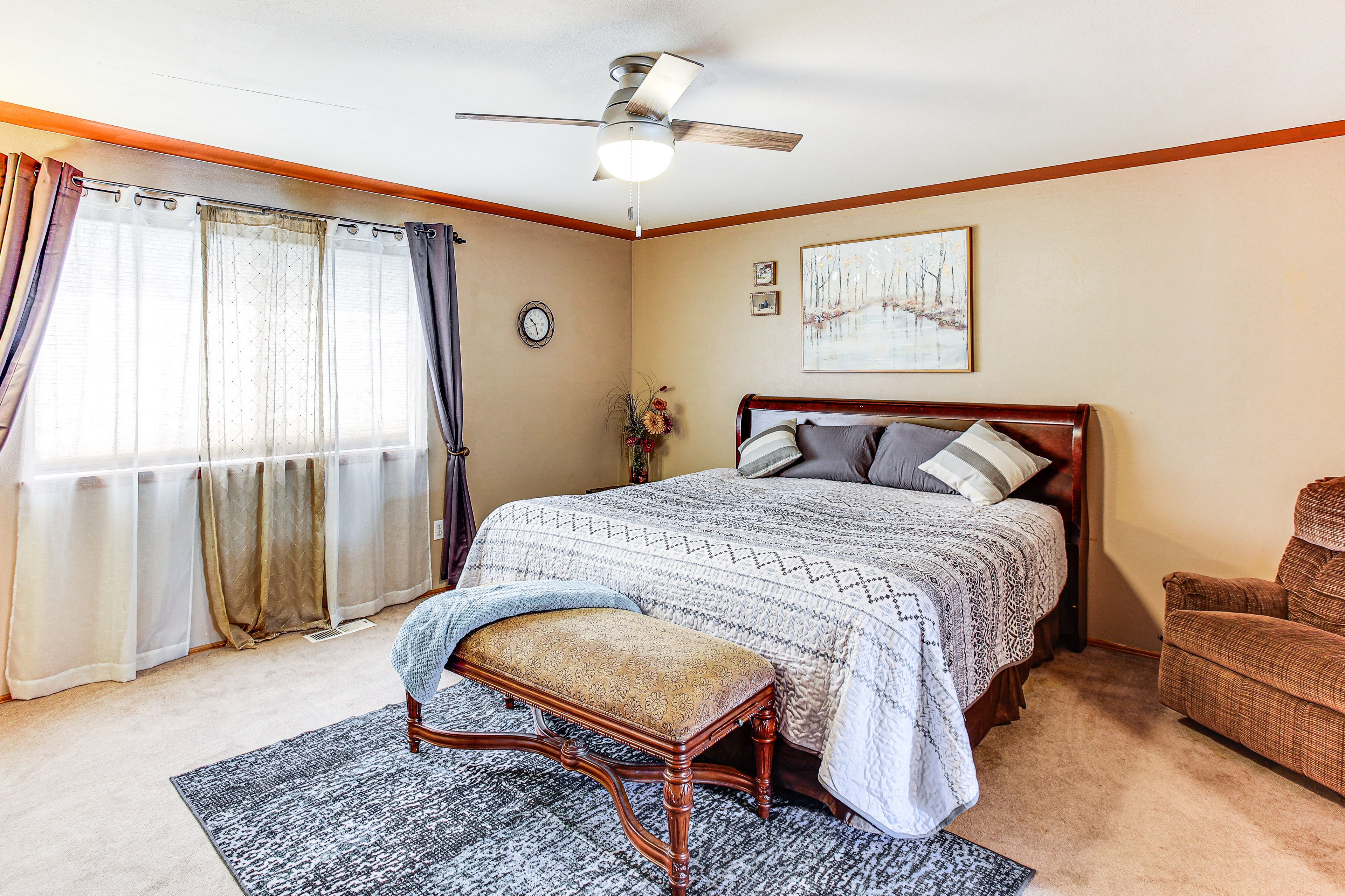 Bedroom 1 | 2nd Floor | King Bed | Linens Provided