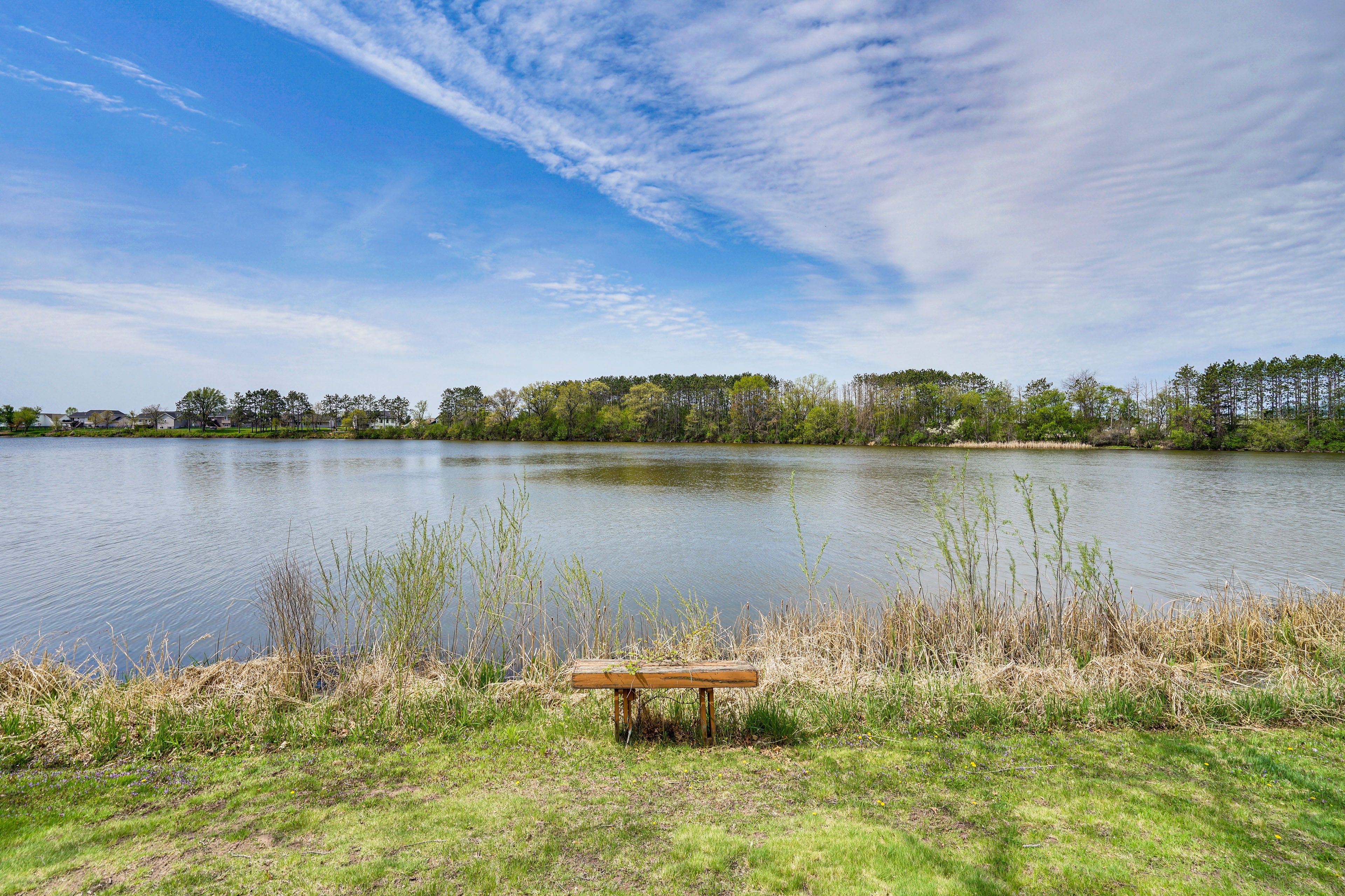House Exterior | Lake Views & Access (Swimming Prohibited) | No Fish On-Site