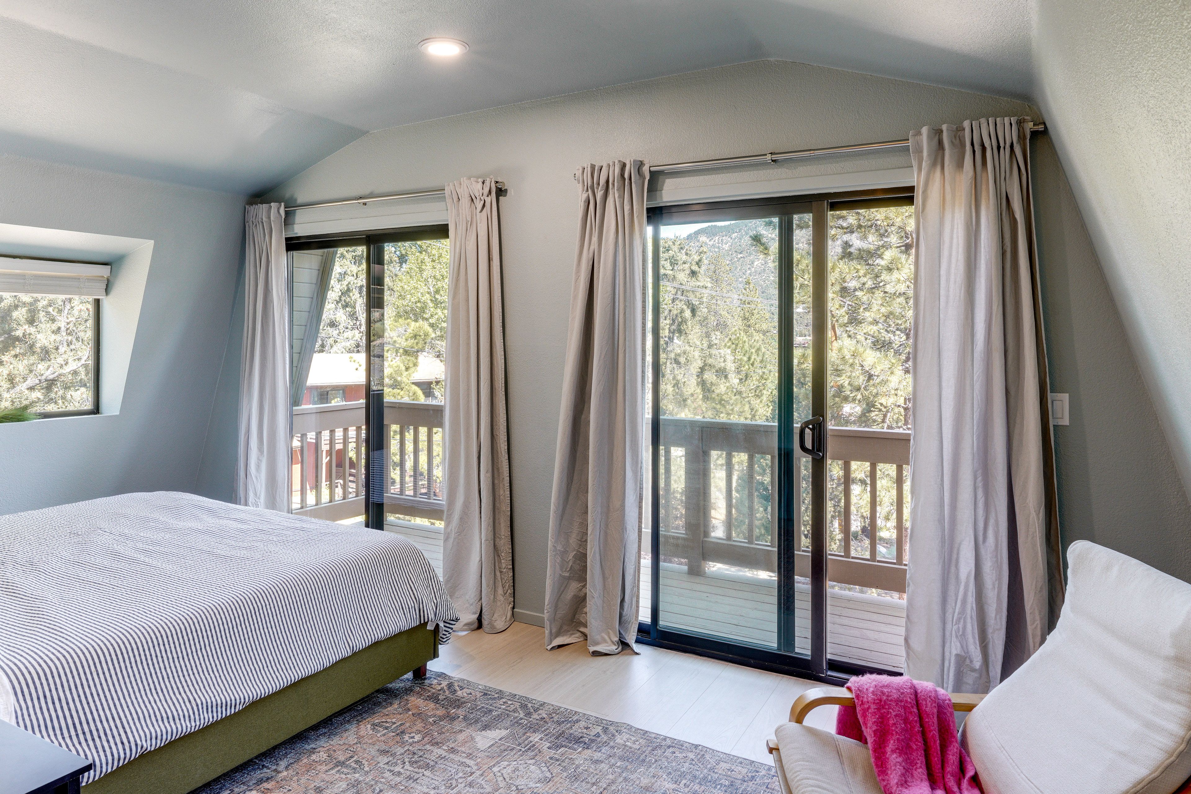 Bedroom 1 | 2nd Floor | King Bed | Linens Provided | Balcony Access