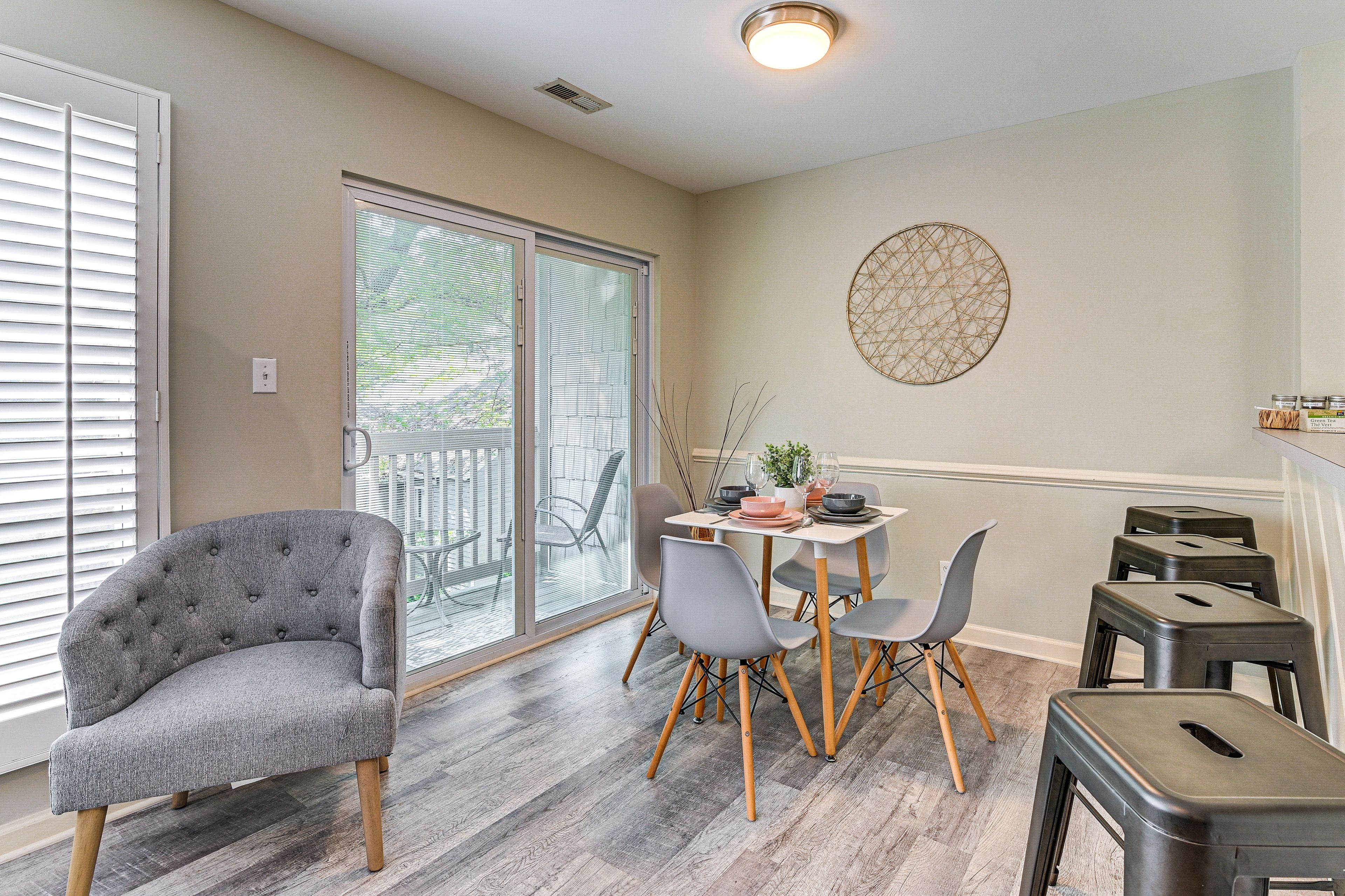 Dining Area | Free WiFi | Single-Story Unit