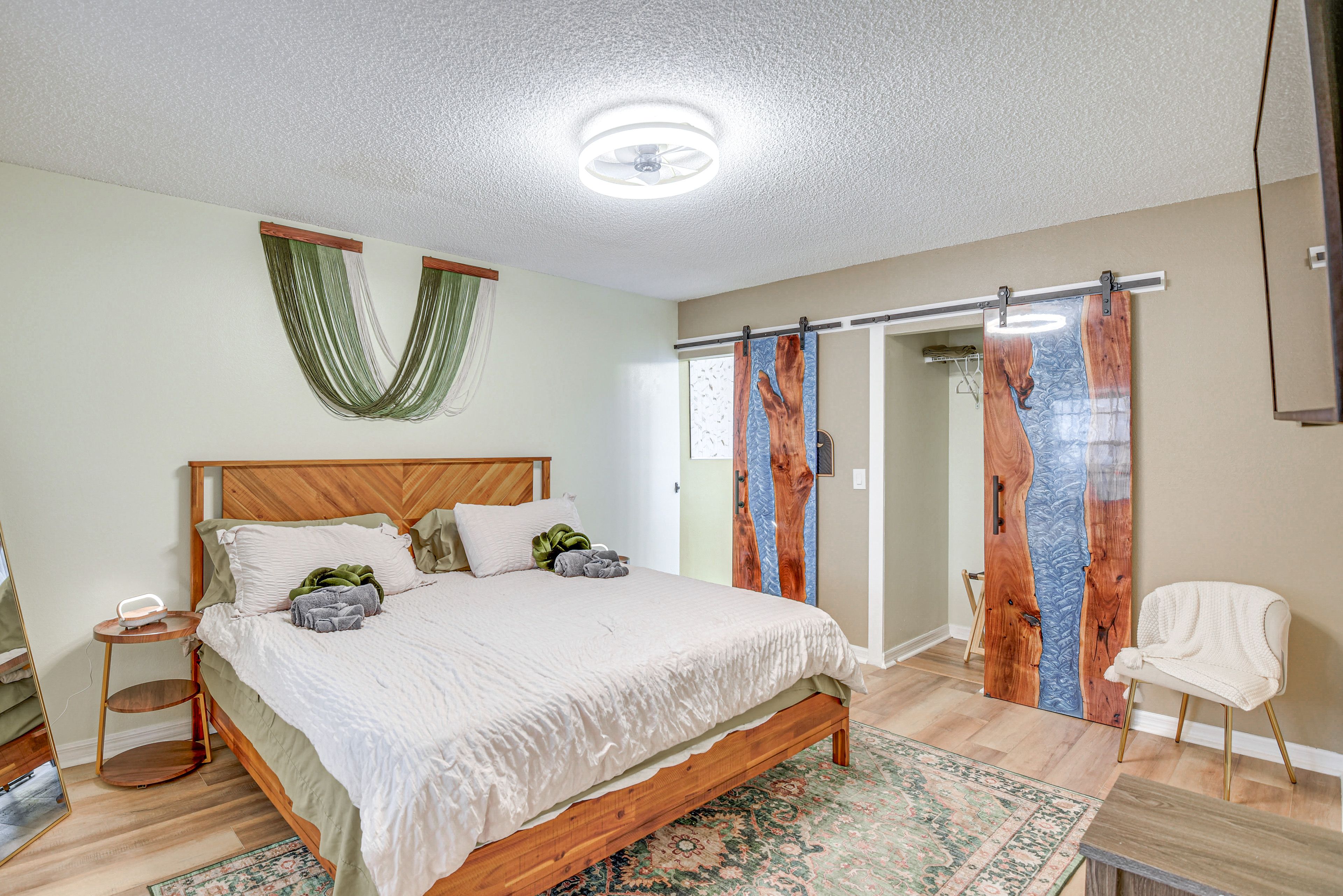 Bedroom 1 | King Bed | Linens Provided | Smart TV