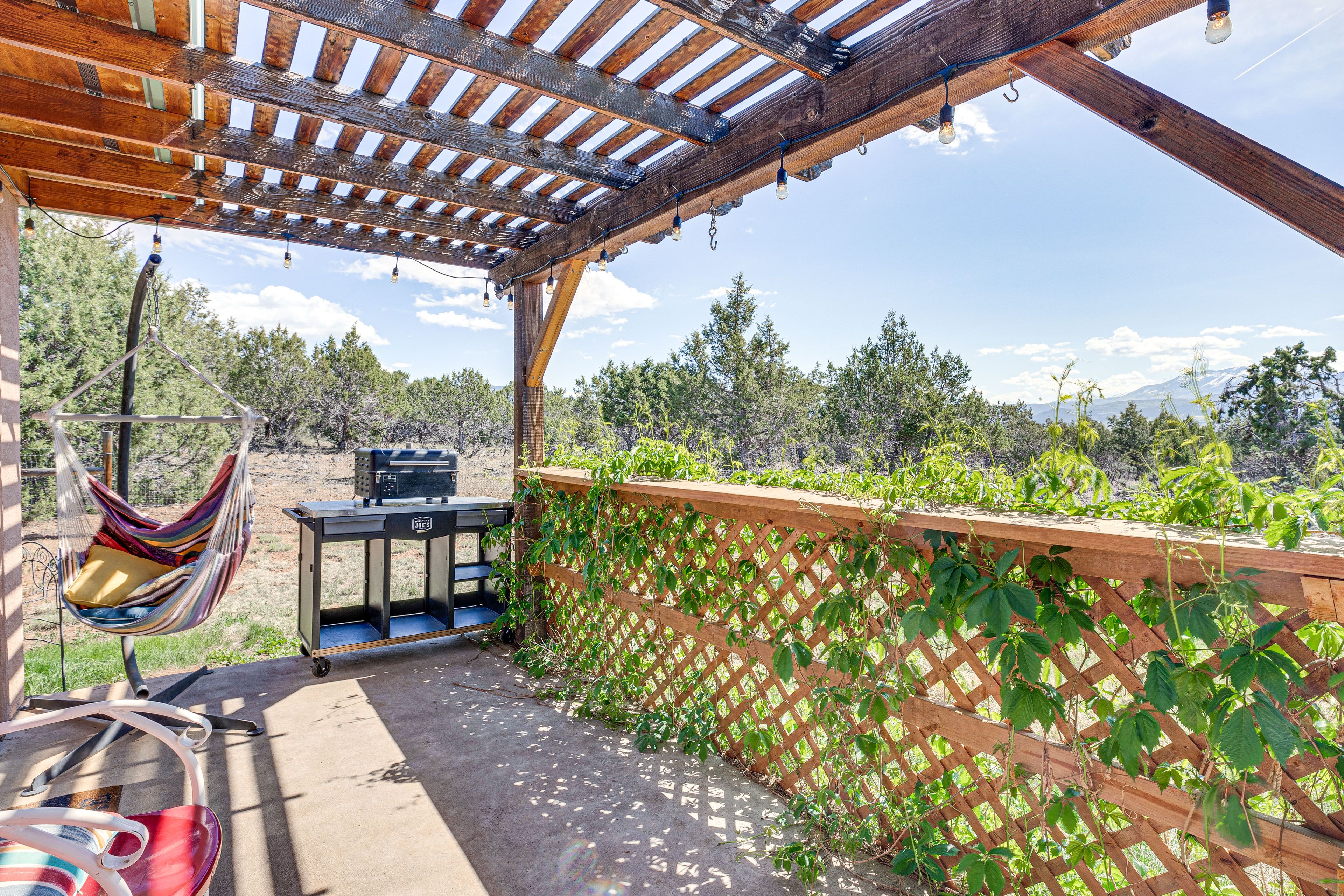 Back Patio | Portable Grill | Mountain Views
