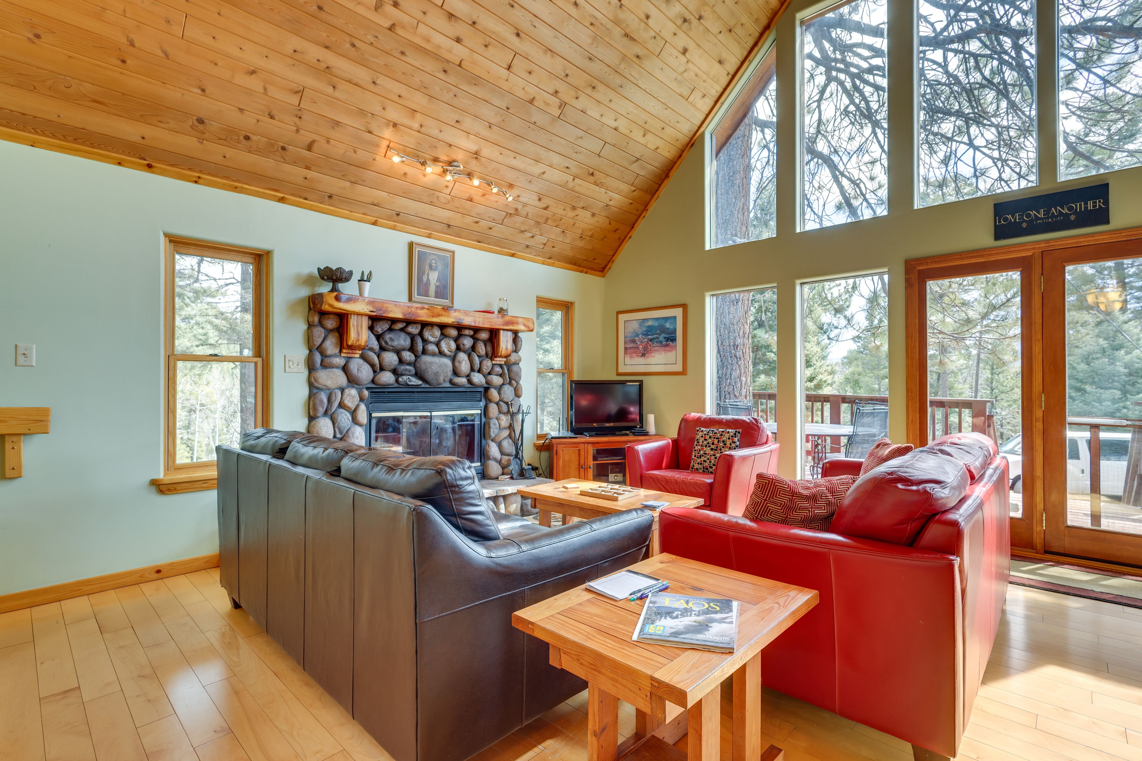 Angel Fire Vacation Rental | 3BR | 2BA | 1,500 Sq Ft | Stairs Required