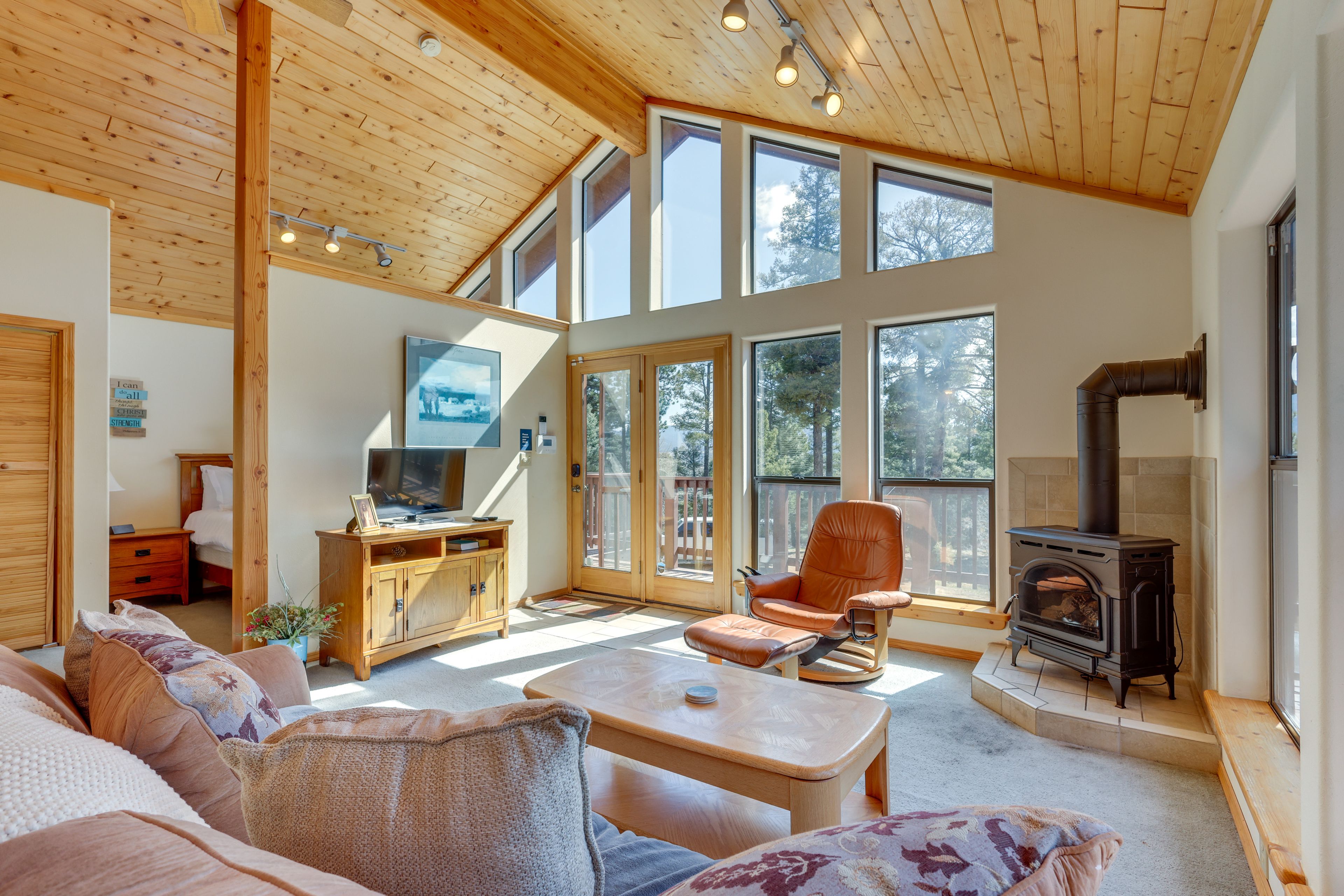 Angel Fire Vacation Rental | Studio | 1BA | 600 Sq Ft | Stairs Required
