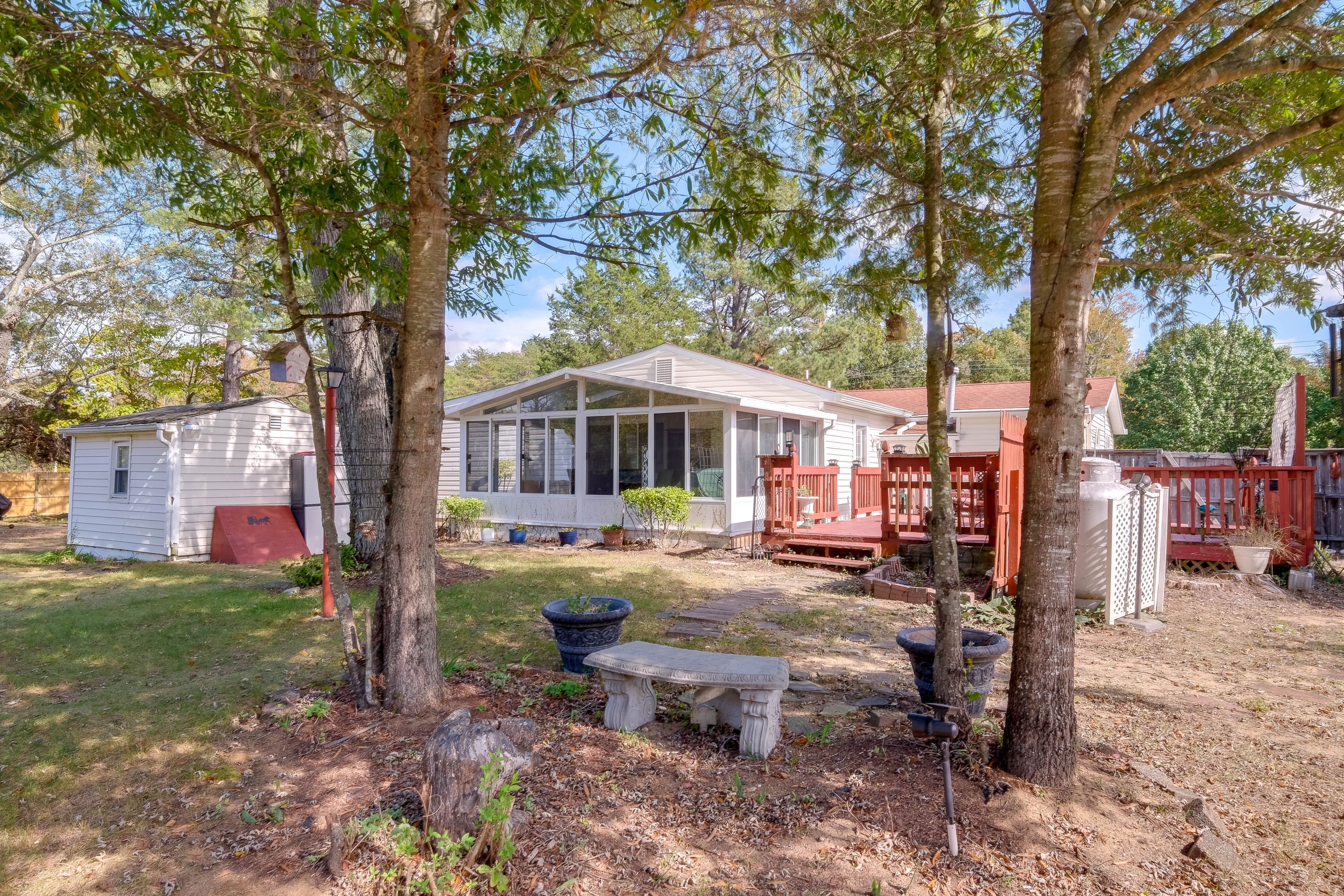 1-Acre Lot | Large Backyard