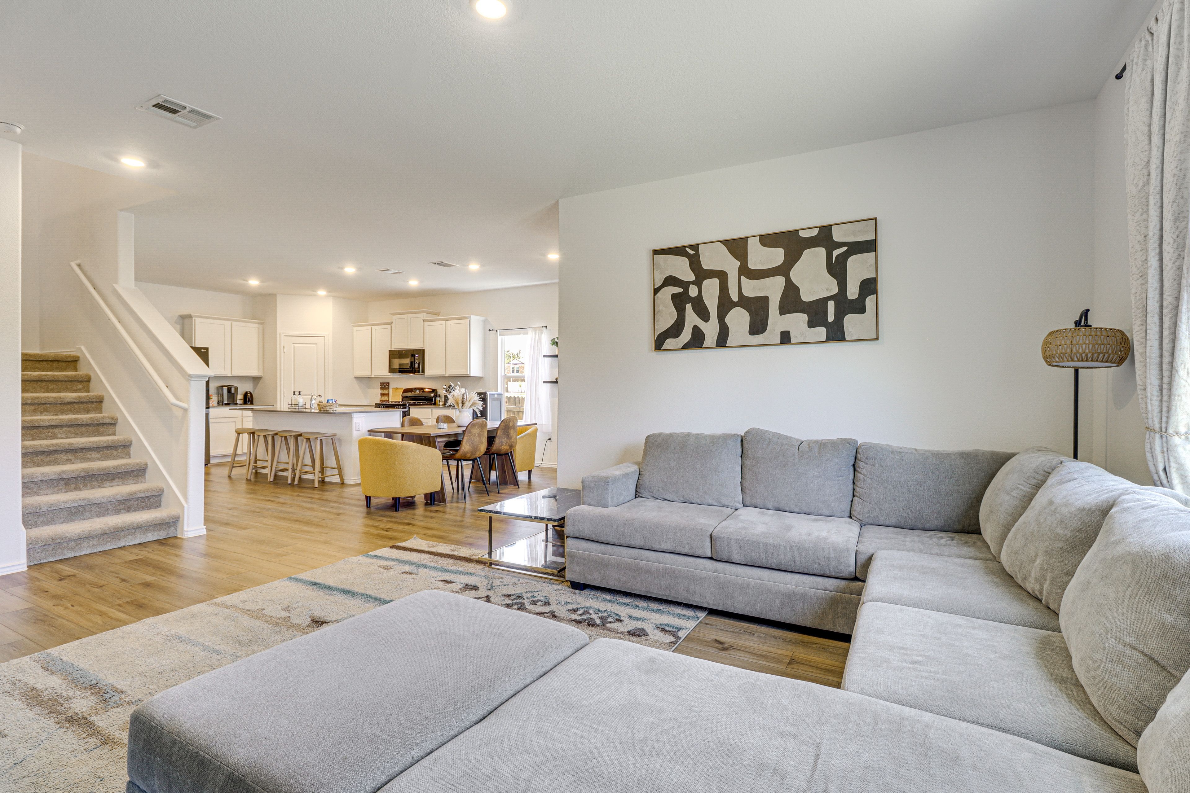 Living Room | Queen Sleeper Sofa | Central A/C & Heat | Smart TV | 1st Floor