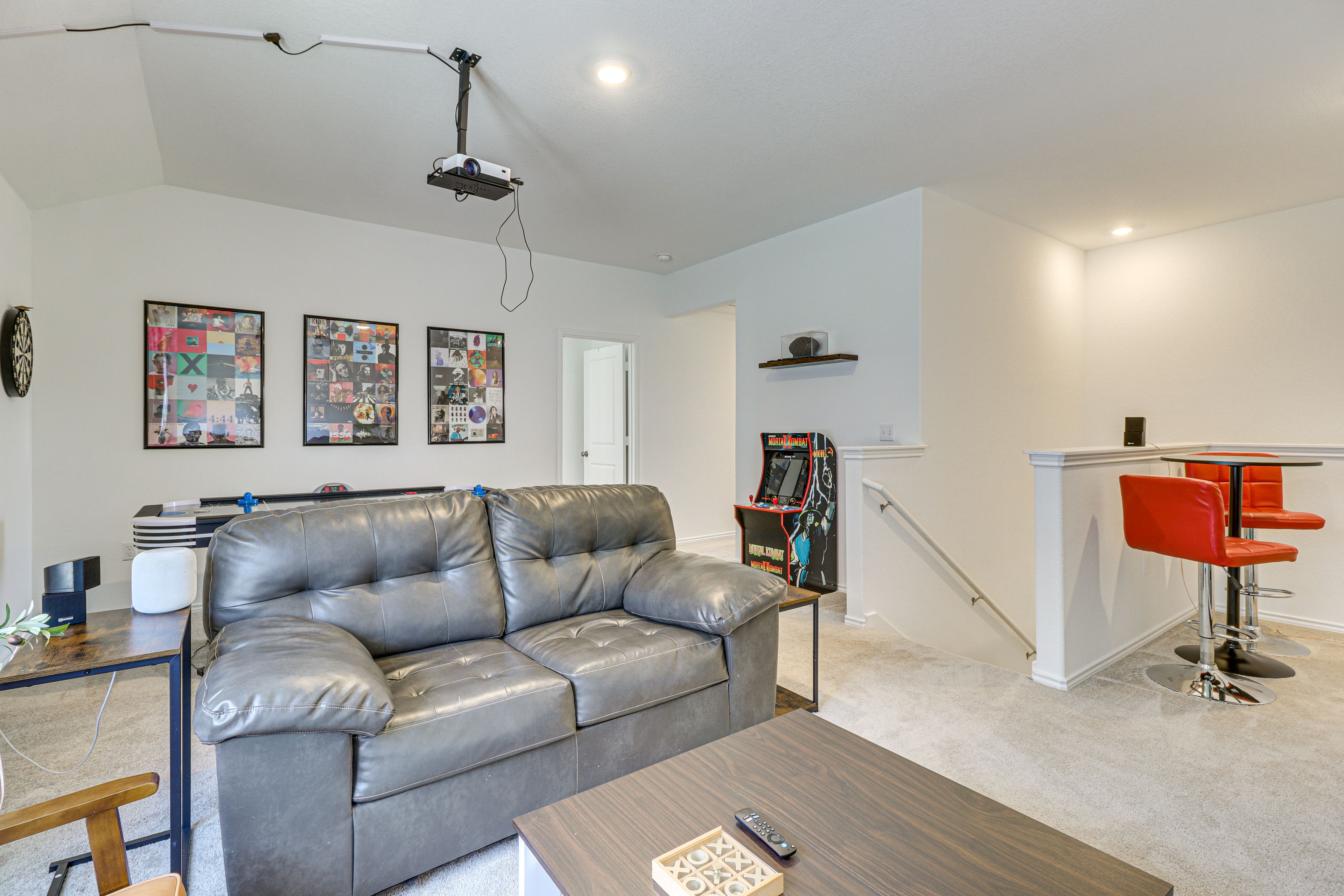 Game Room | Queen Sleeper Sofa | Arcade Machine | Printer | 2nd Floor