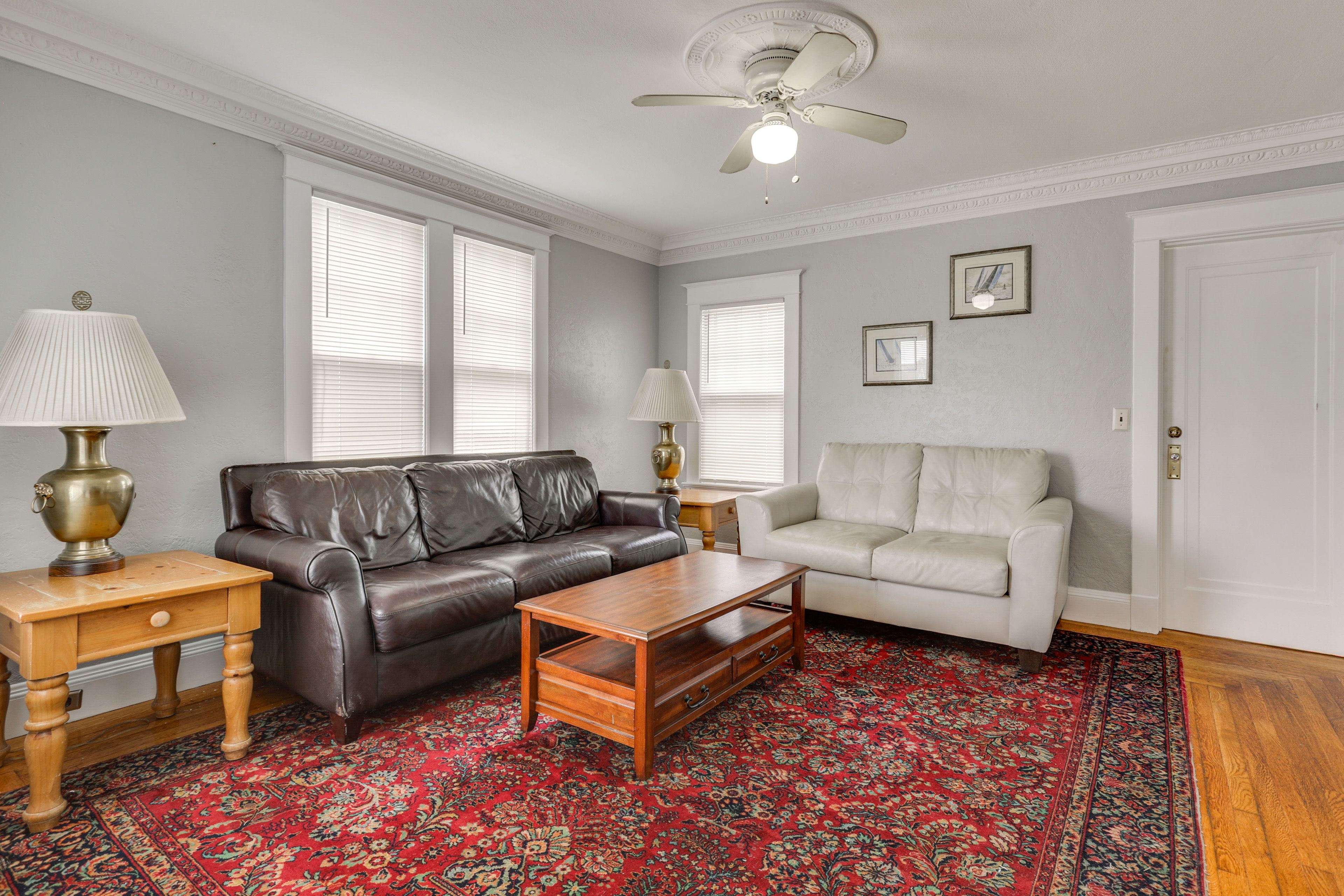 Living Area | Electric Fireplace