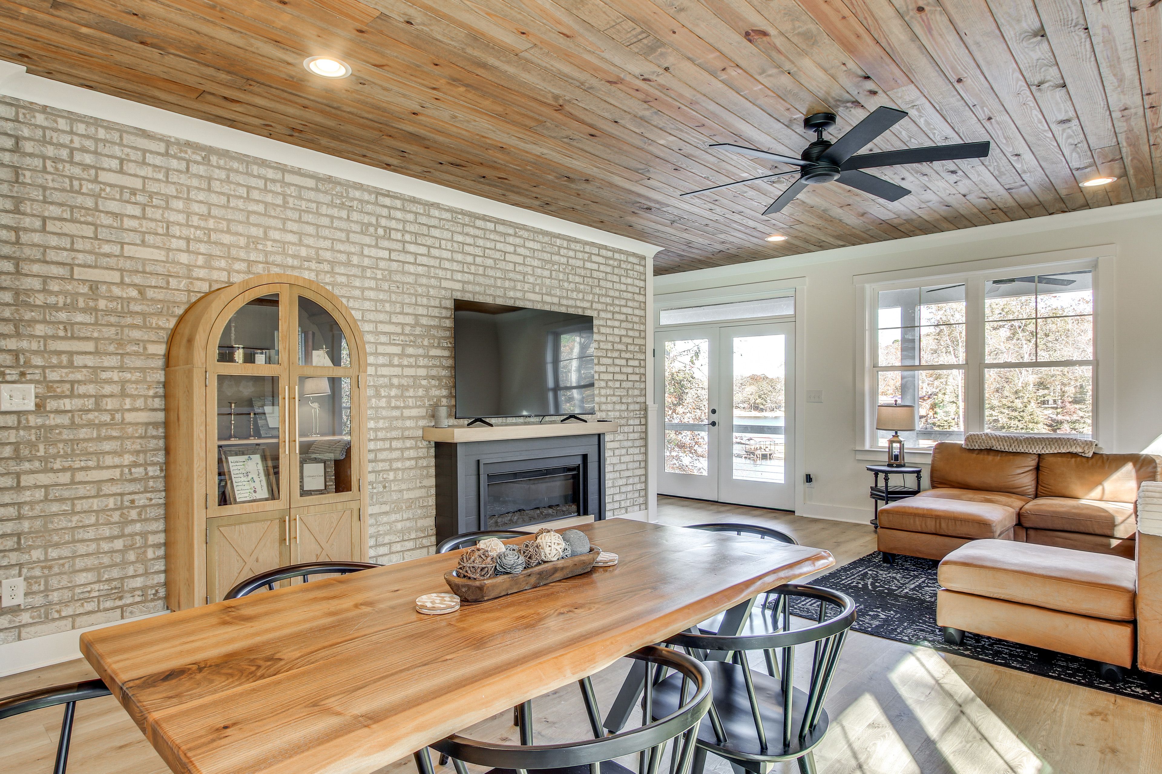 Living Room | Dining Area | Electric Fireplace | Smart TV