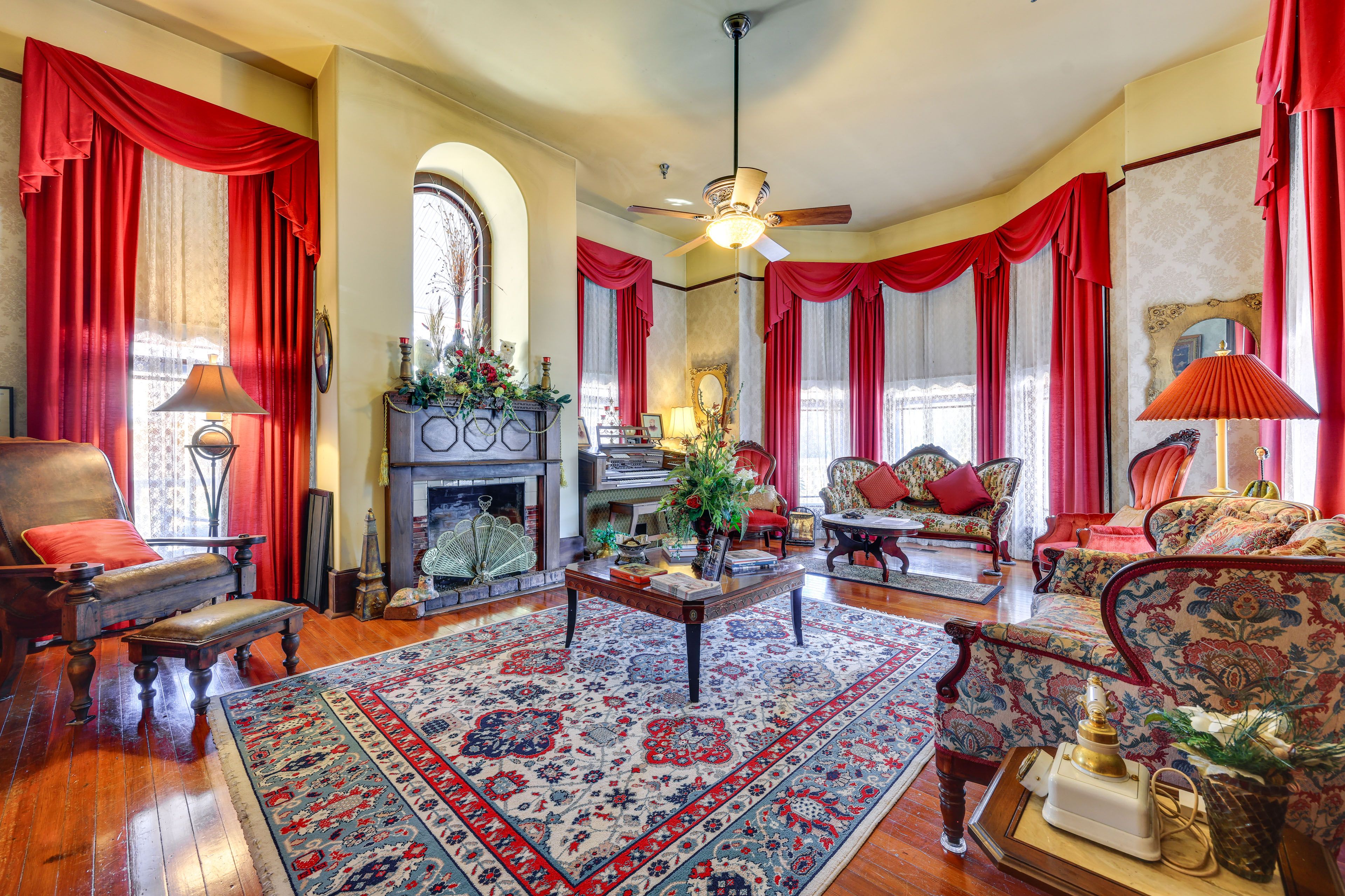 Parlor | Free WiFi | Historic Home | 1st Floor