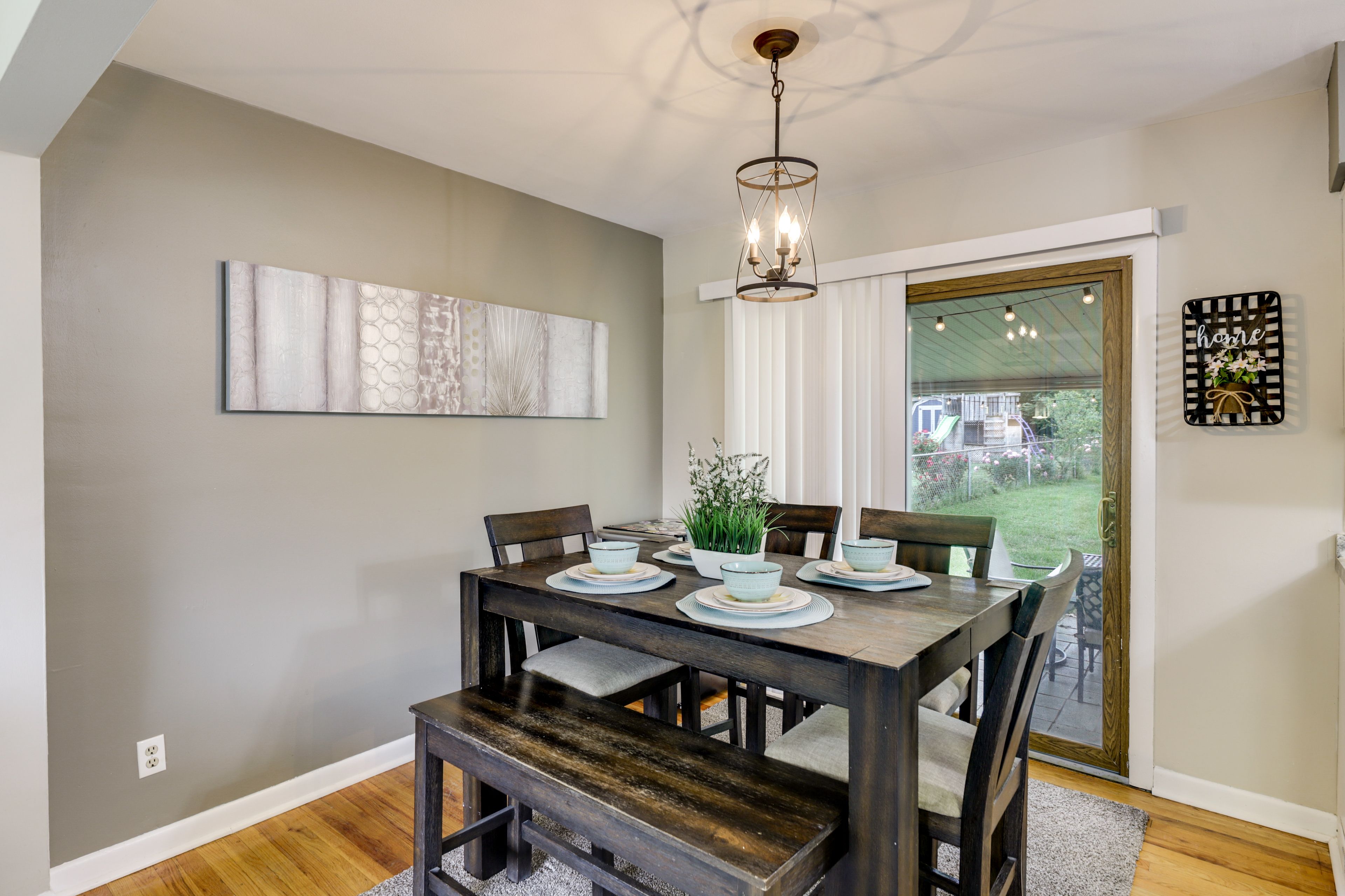 Dining Area | Dishware & Flatware Provided | 1st Floor