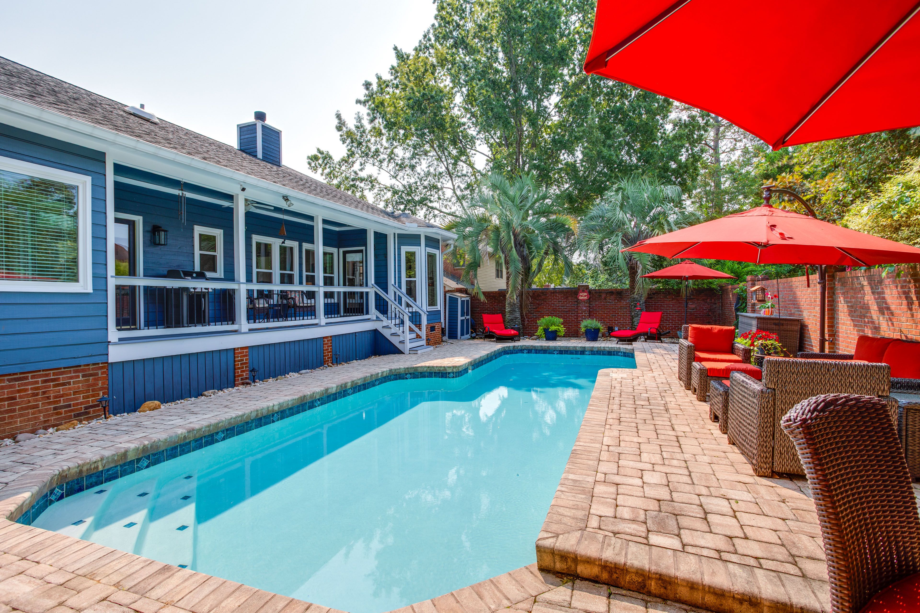 Irmo Vacation Rental | 3BR | 2BA | 2,000 Sq Ft | Stairs Required