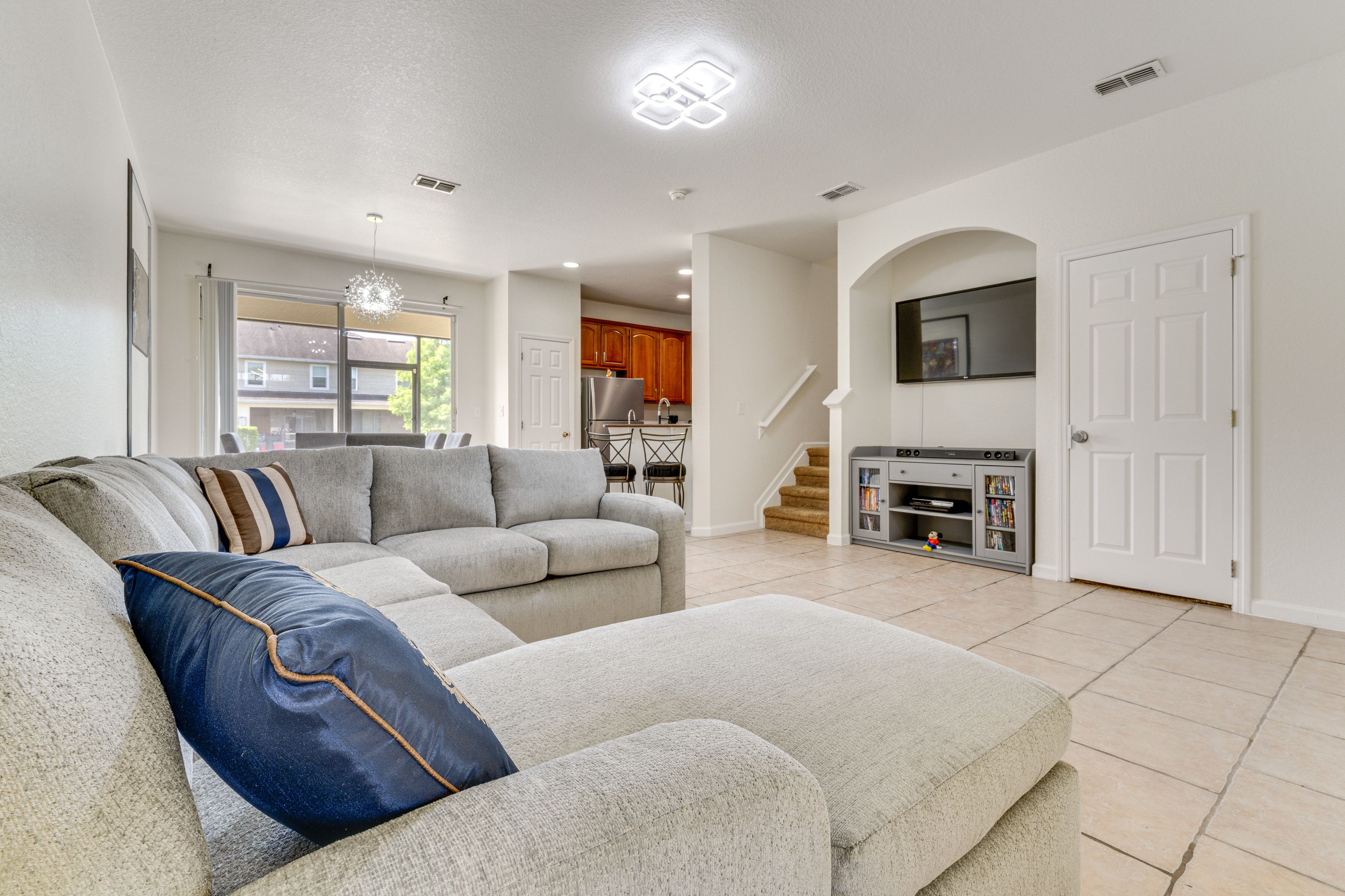 Property Interior | 2-Story Townhome | Free WiFi | Central A/C & Heating