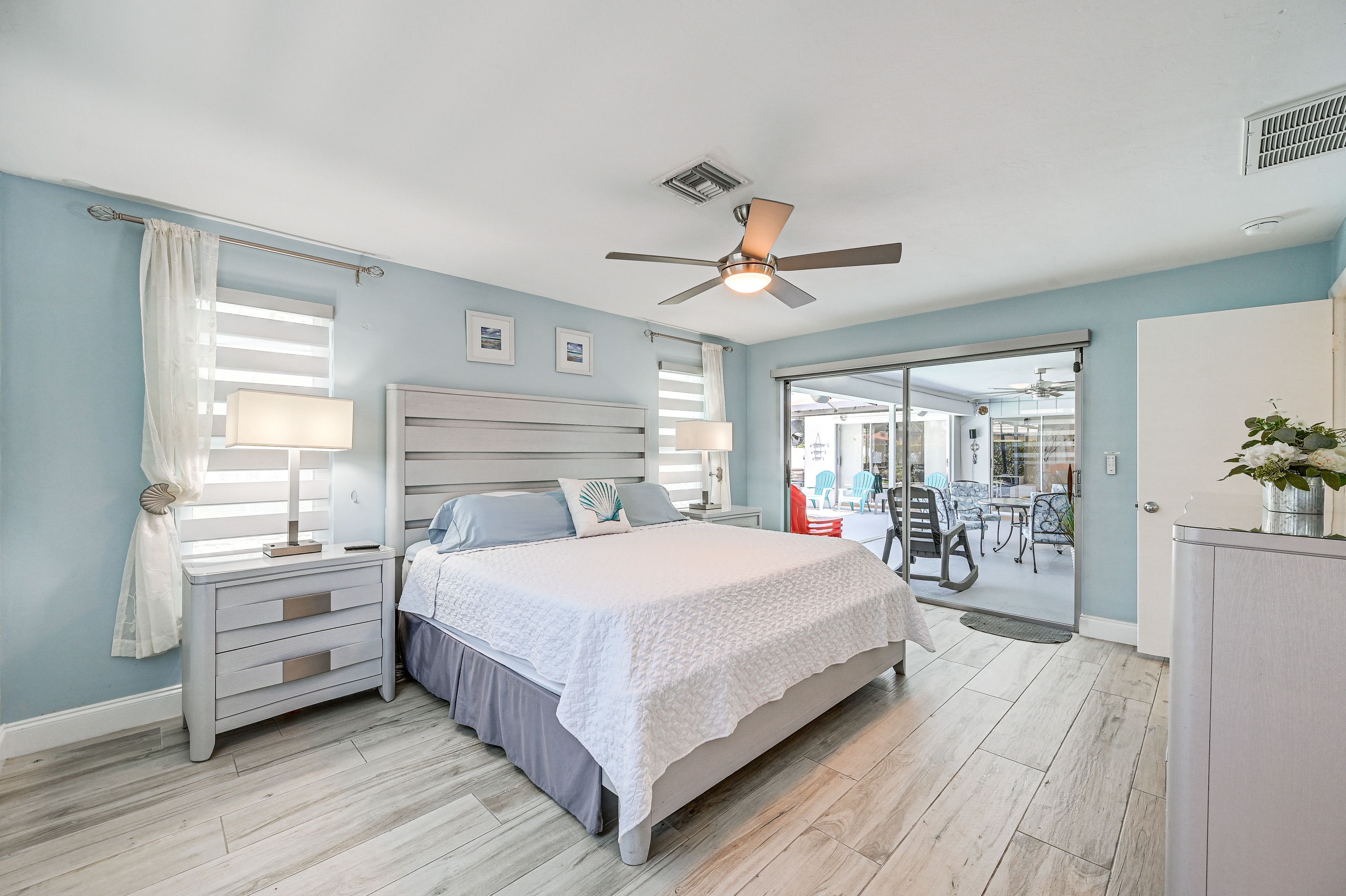 Bedroom 1 | King Bed | Patio Access