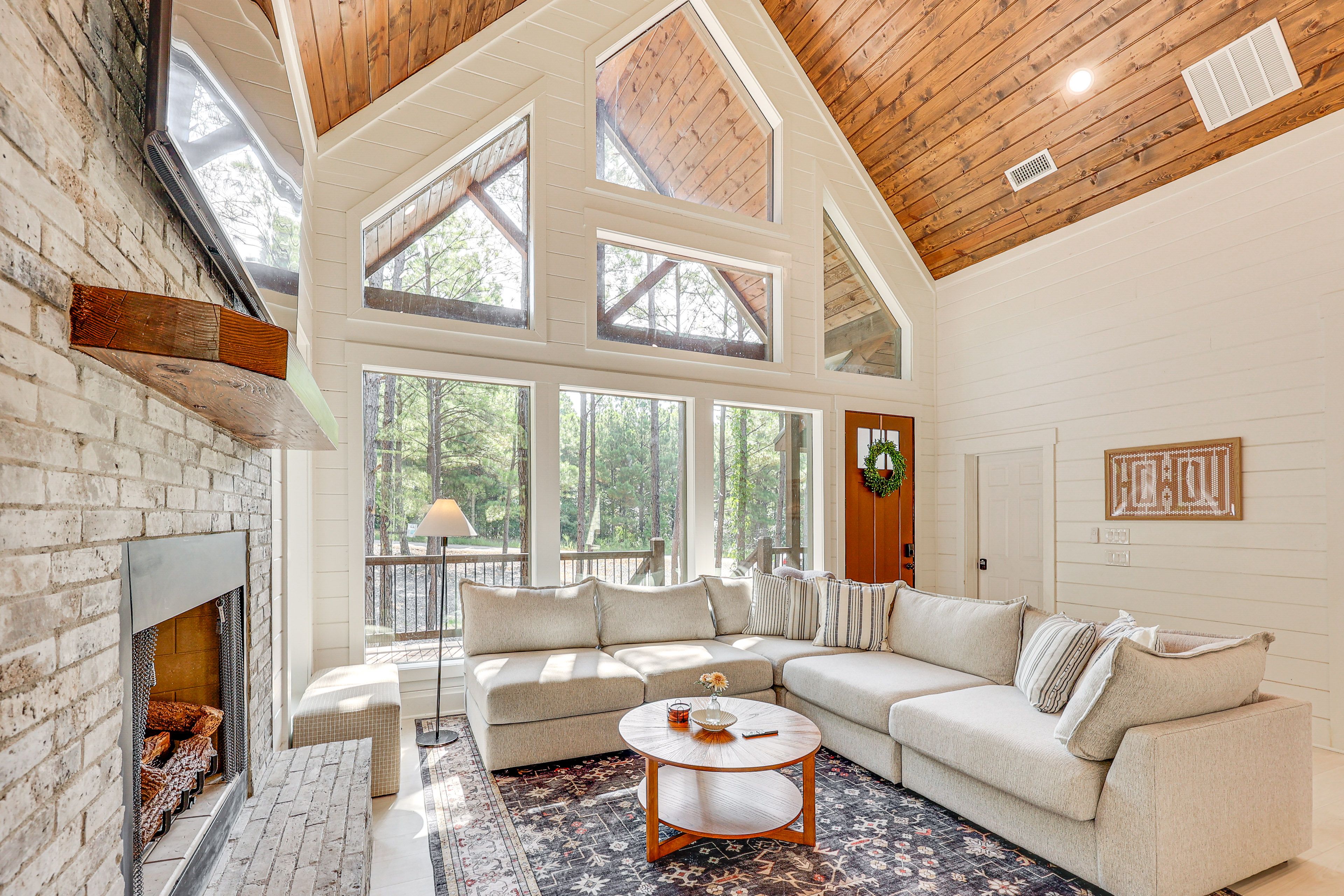 Living Room | Central A/C & Heating | Fireplace | Free WiFi | 2-Story Home