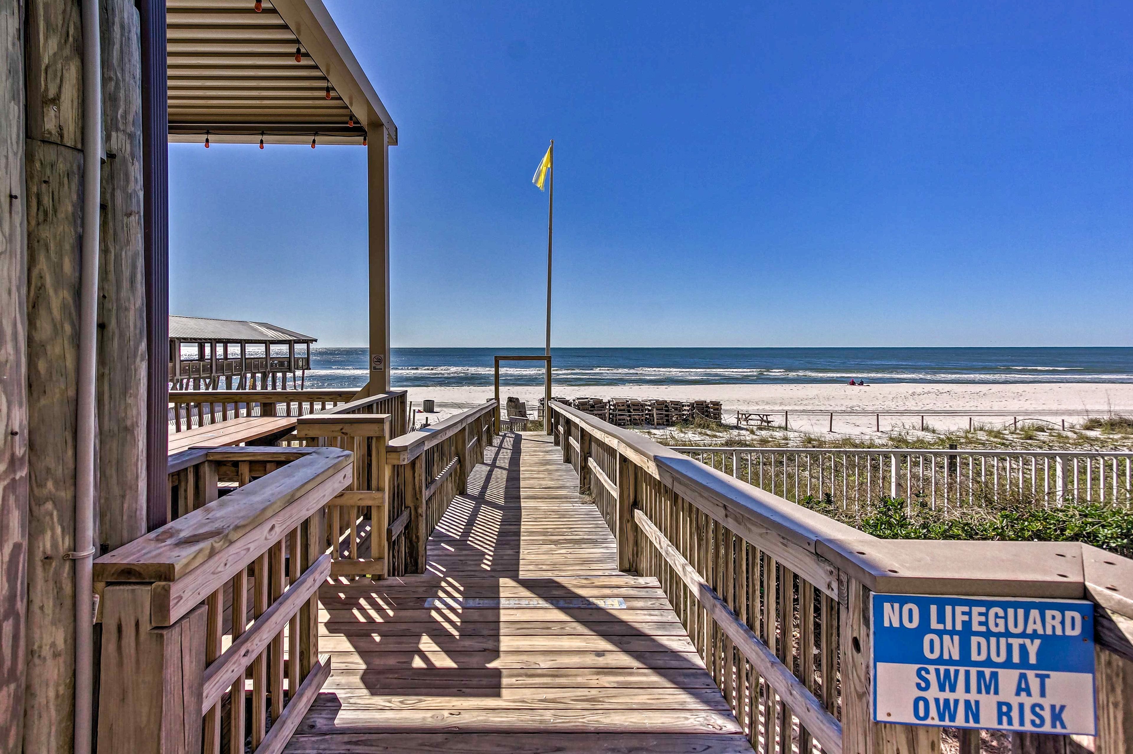 Private Beach Access