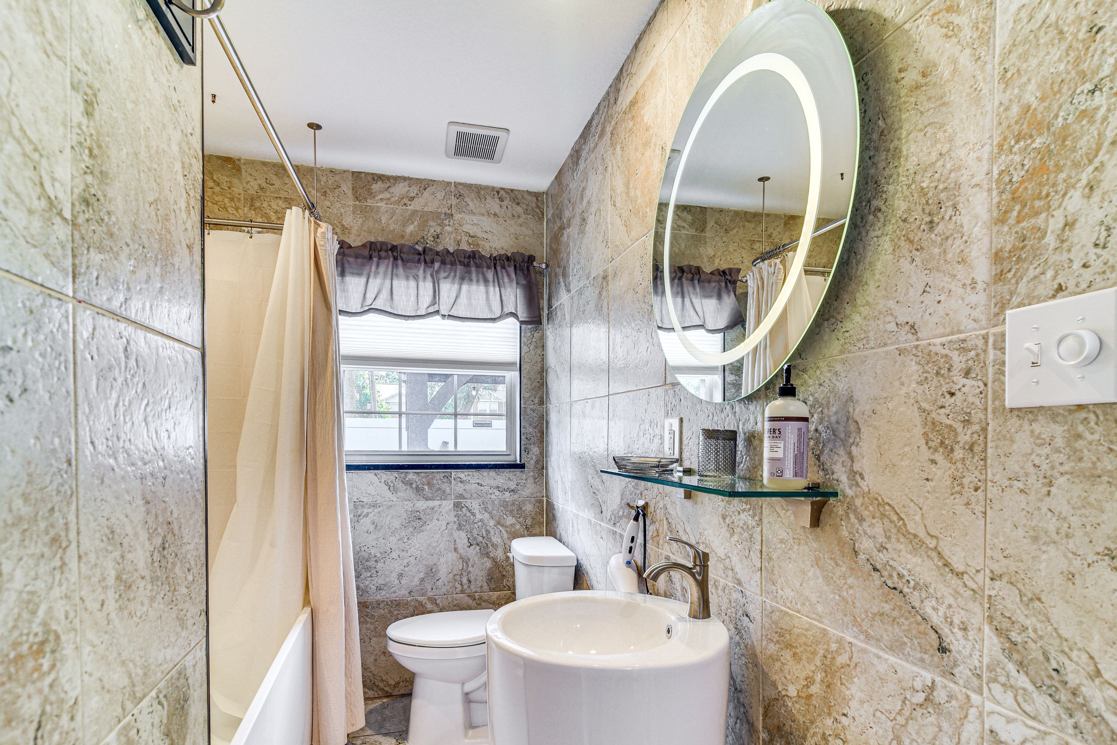 Full Bathroom | Towels Provided | Shower w/ Grab Rail