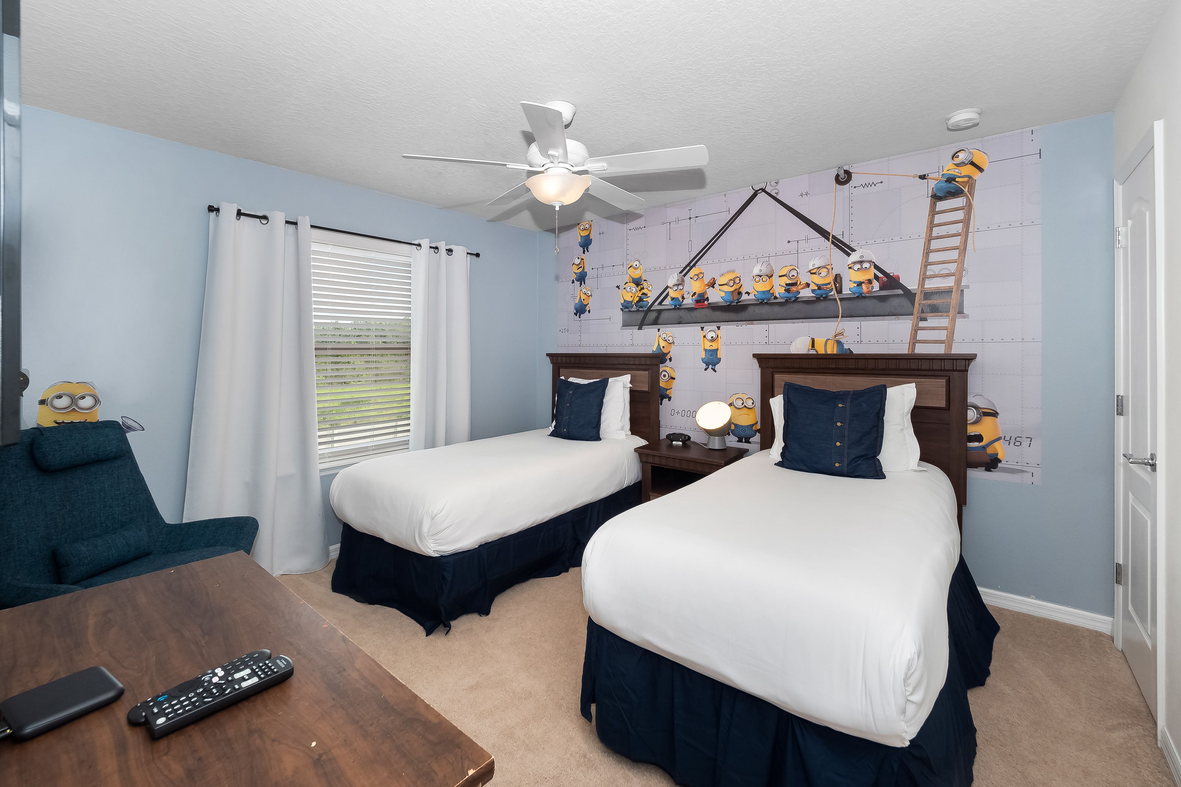 Bedroom 7 | 2 Twin Beds | Smart TV | 2nd Floor