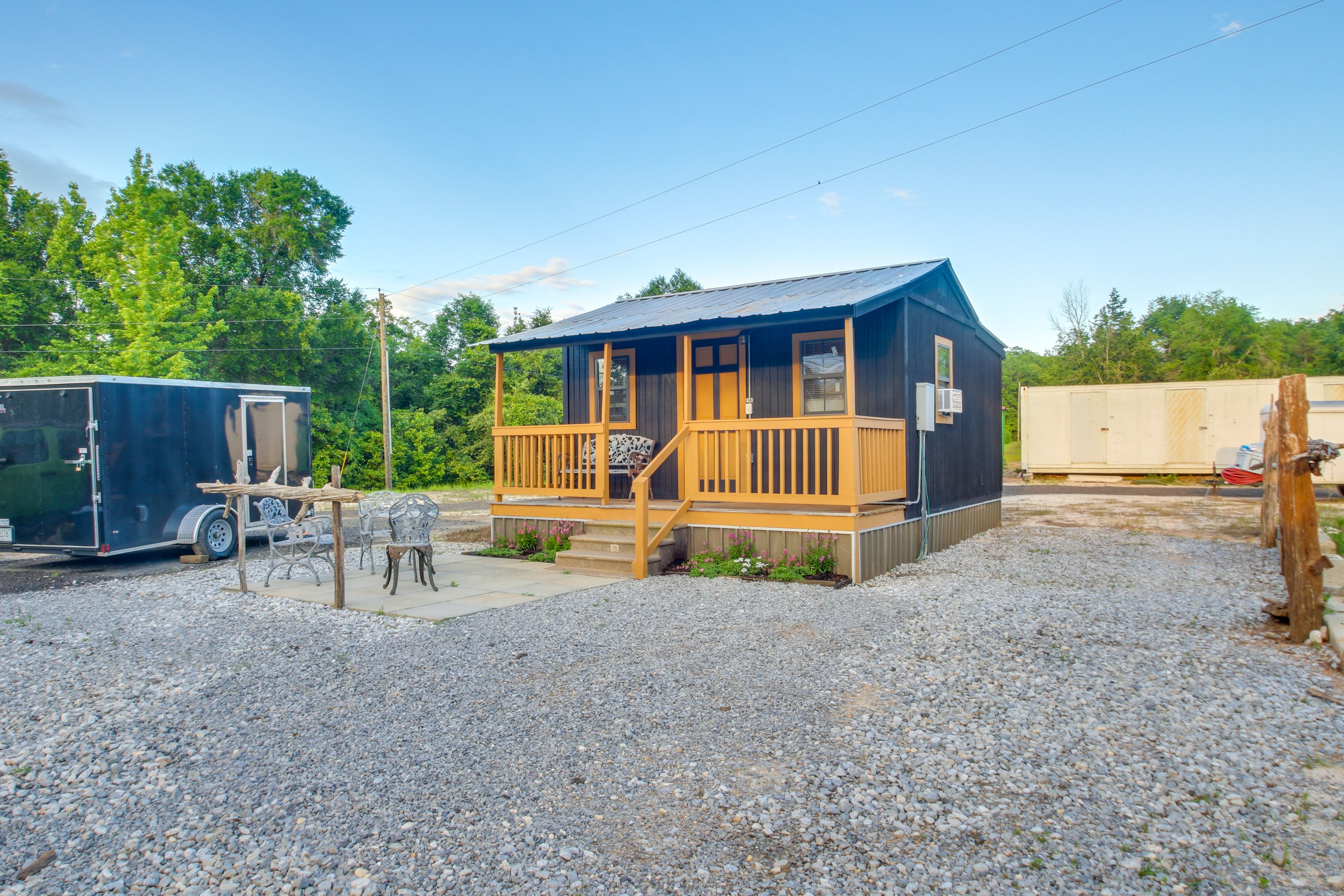 Studio Exterior | Furnished Patio