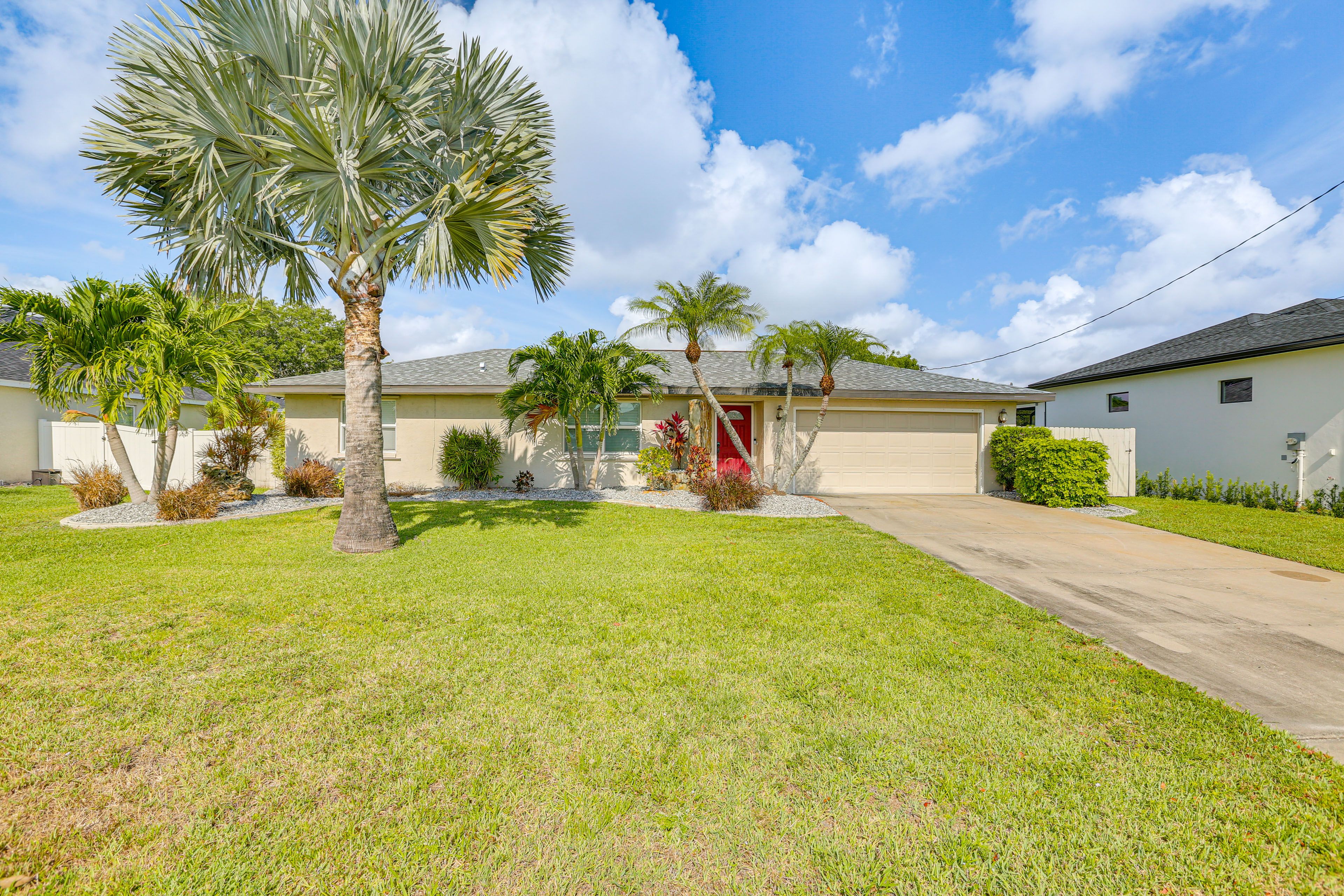 Property Exterior | Spacious Yard | Private Pool | Outdoor Smart TV