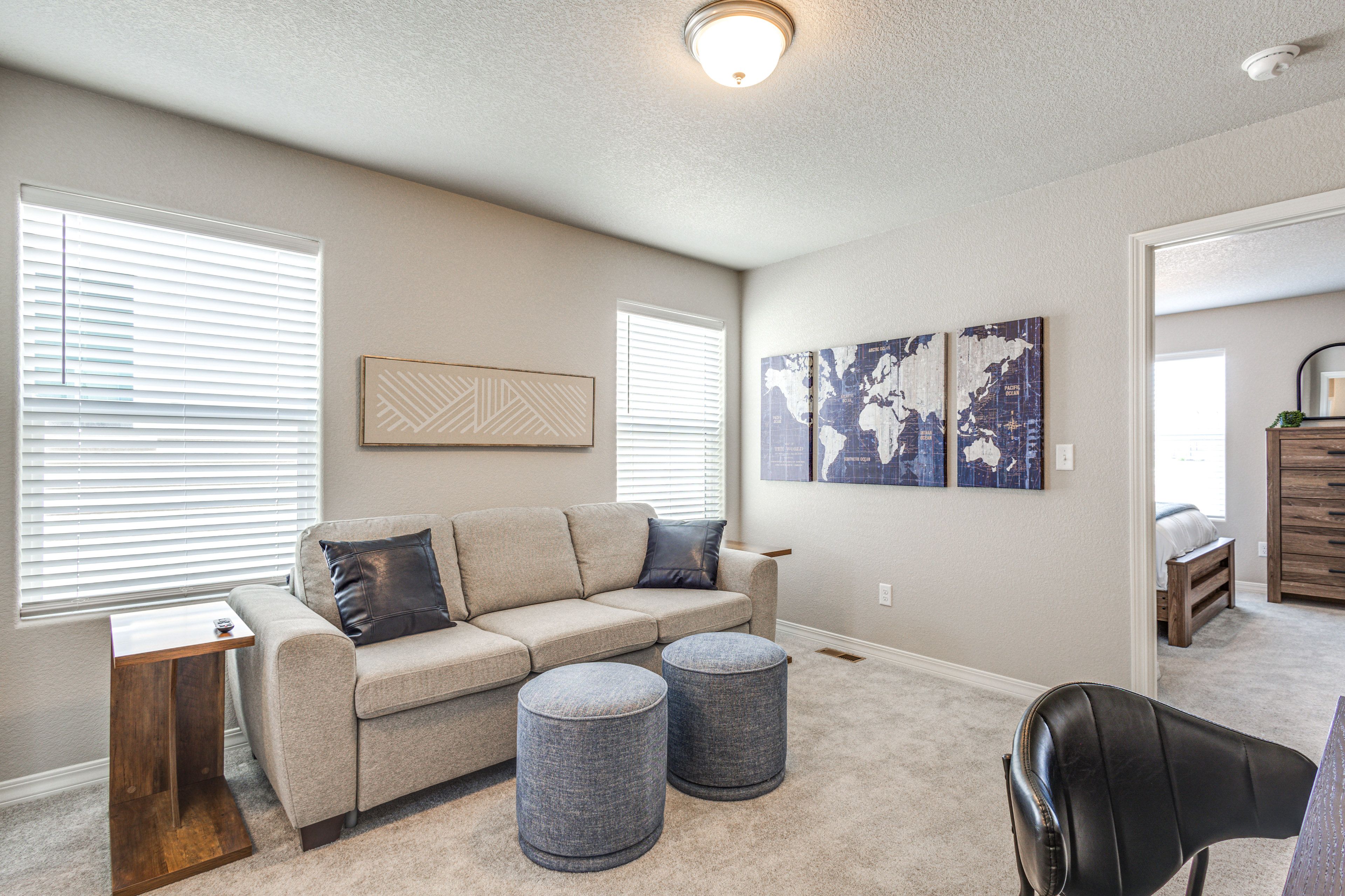 Loft | Queen Sleeper Sofa | Laptop Workspace | 2nd Floor