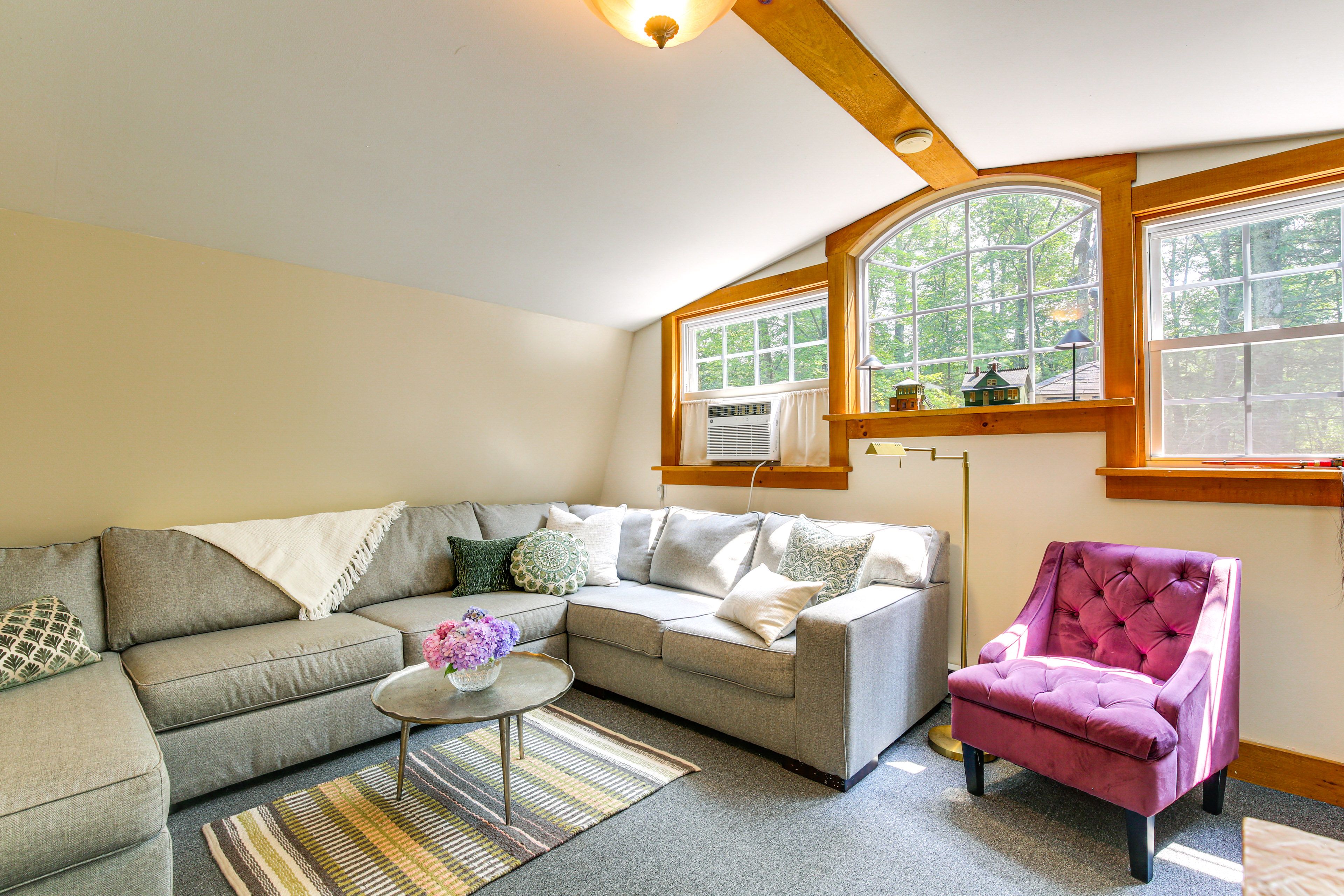 Living Room | Full Sleeper Sofa | Smart TV | Gas Fireplace