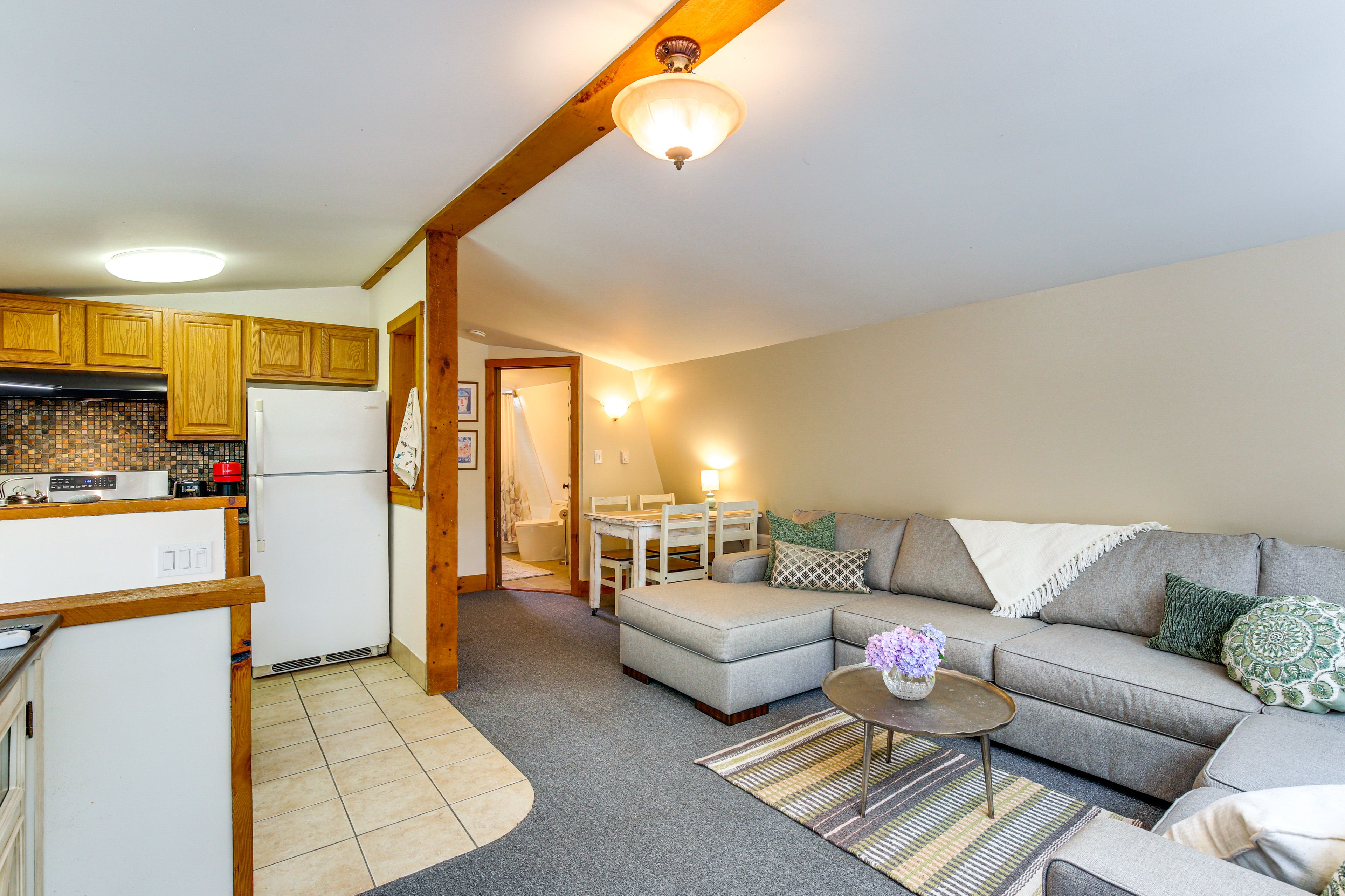 Interior | Living Room | Full Kitchen