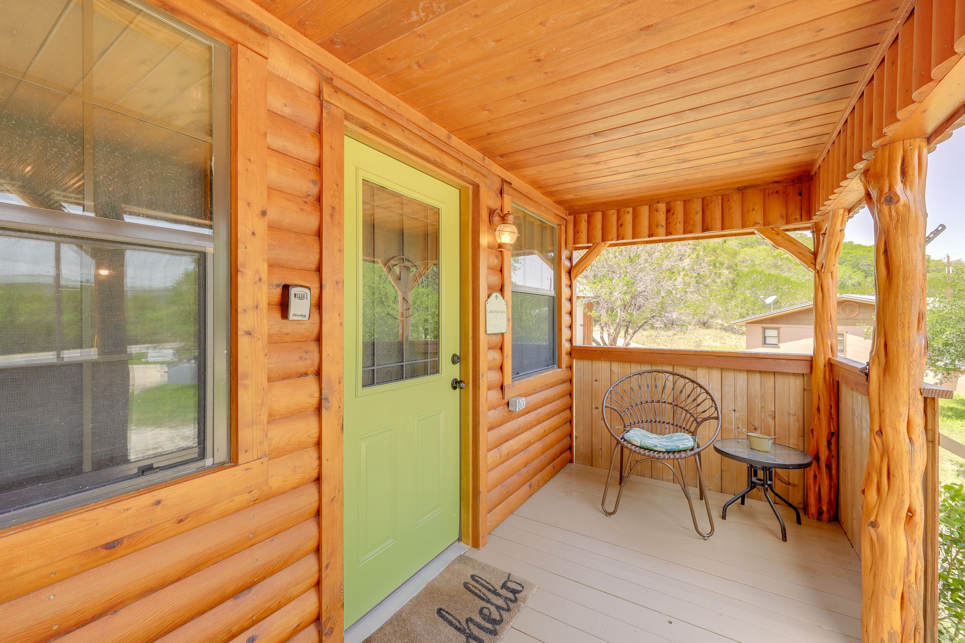 Covered Porch | Single-Story Cabin