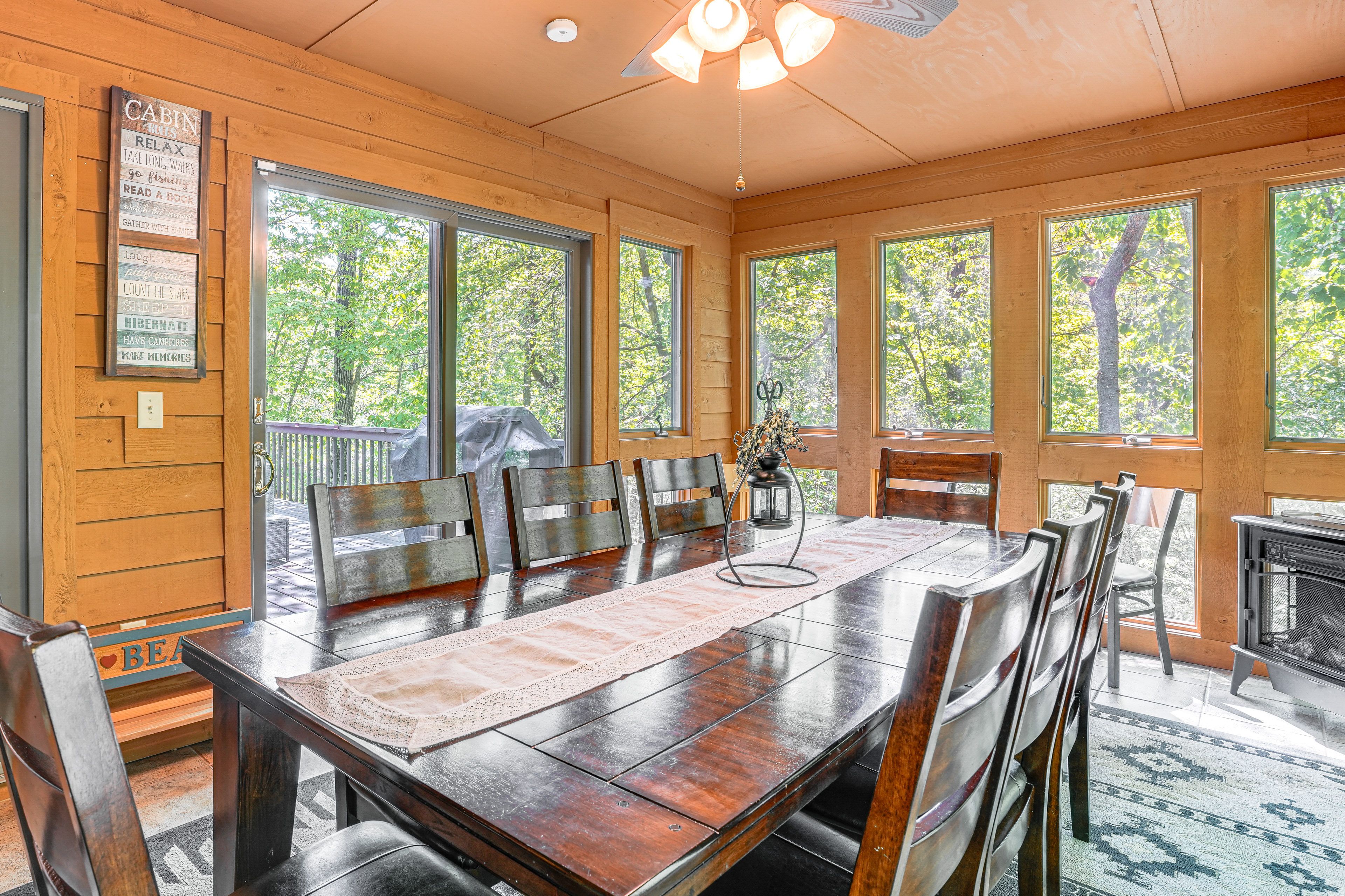 Formal Dining Table | Fireplace | Main Floor